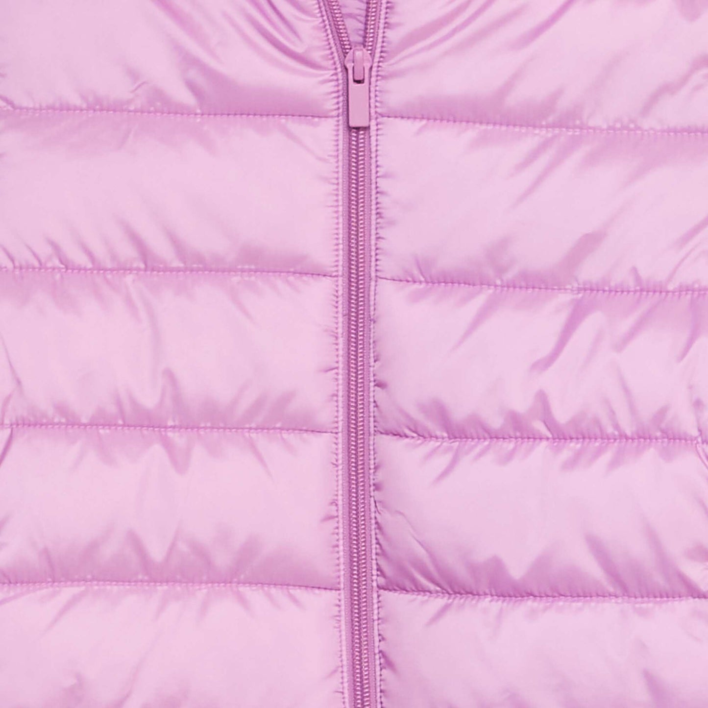 Quilted padded jacket with hood PURPLE