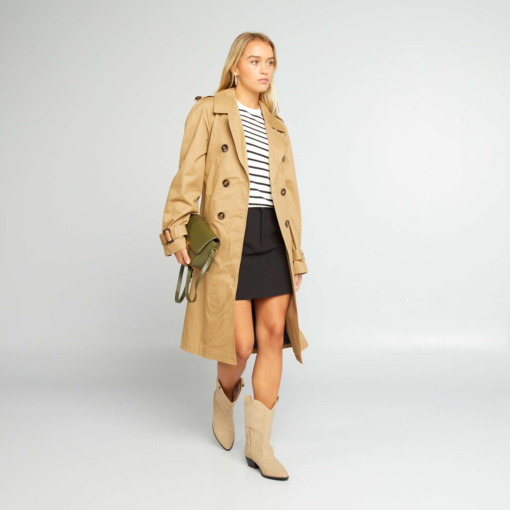 Kiabi trench coat sale