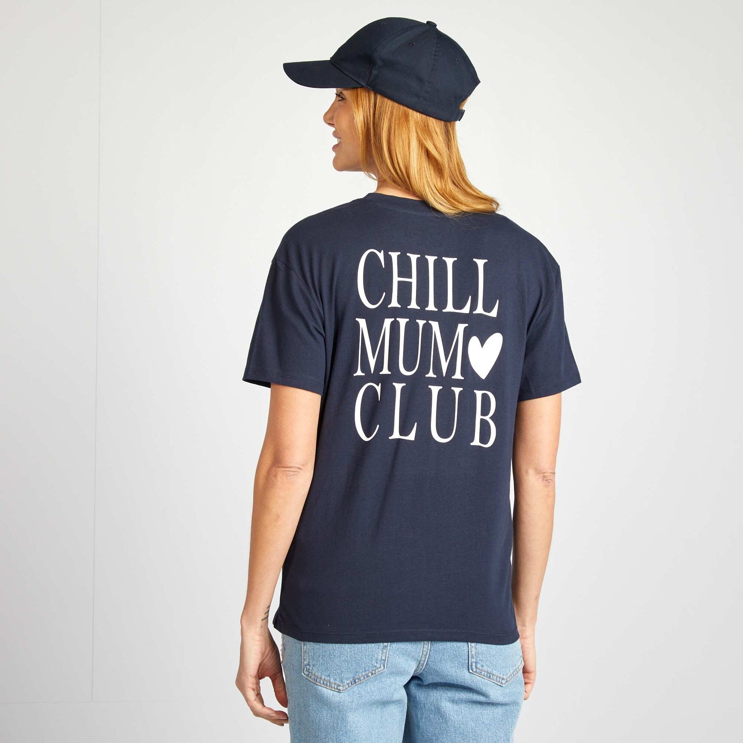Printed nursing T-shirt WHITE