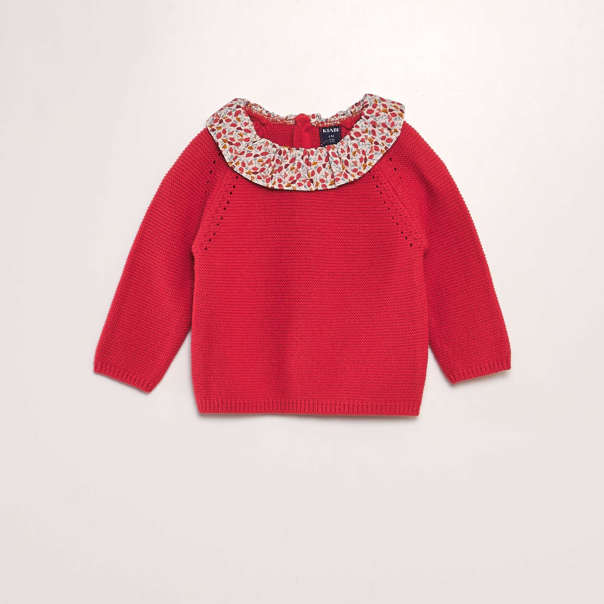 Garter stitch jumper PINK Kiabi
