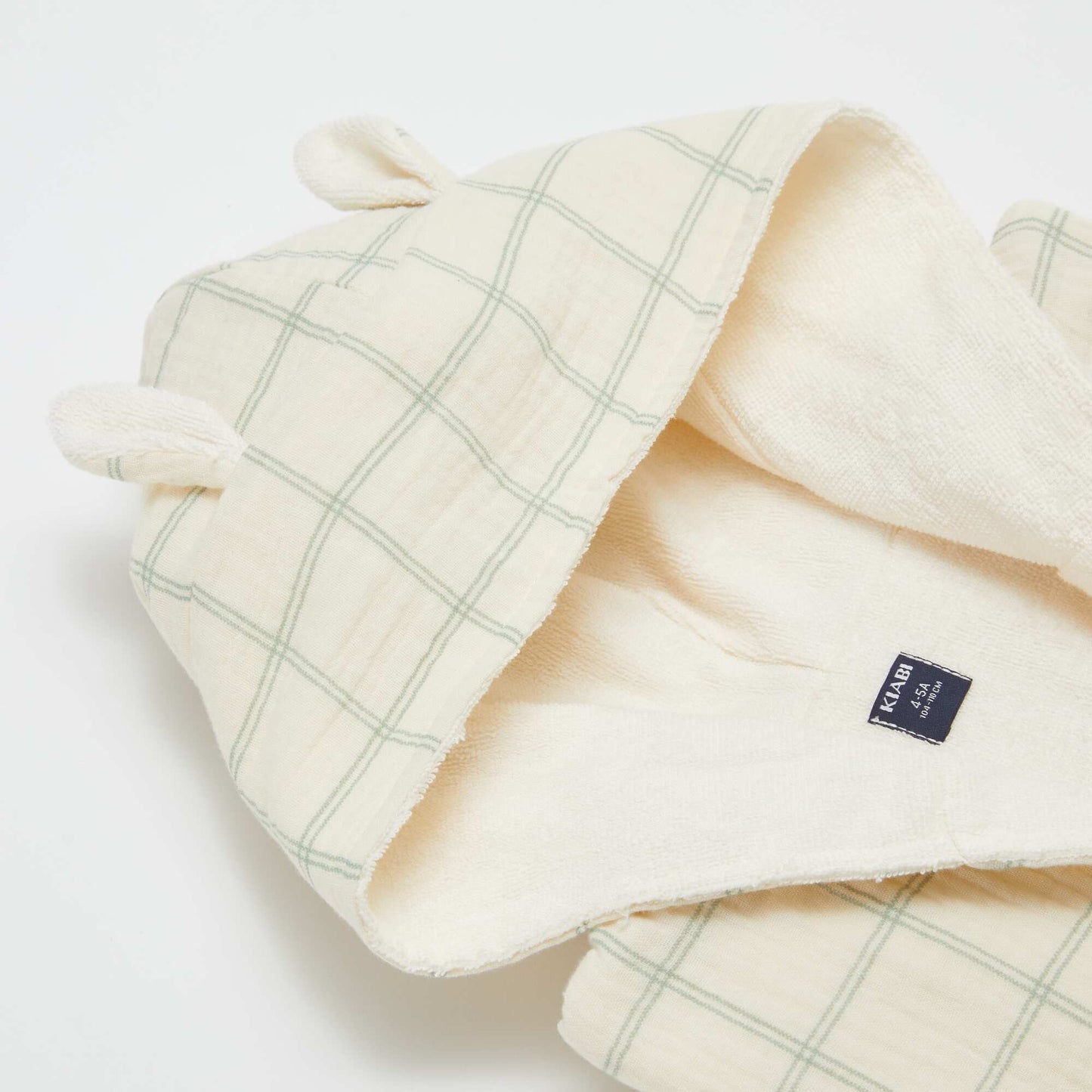 Towelling and cotton gauze dressing gown - Kiabi Home BEIGE
