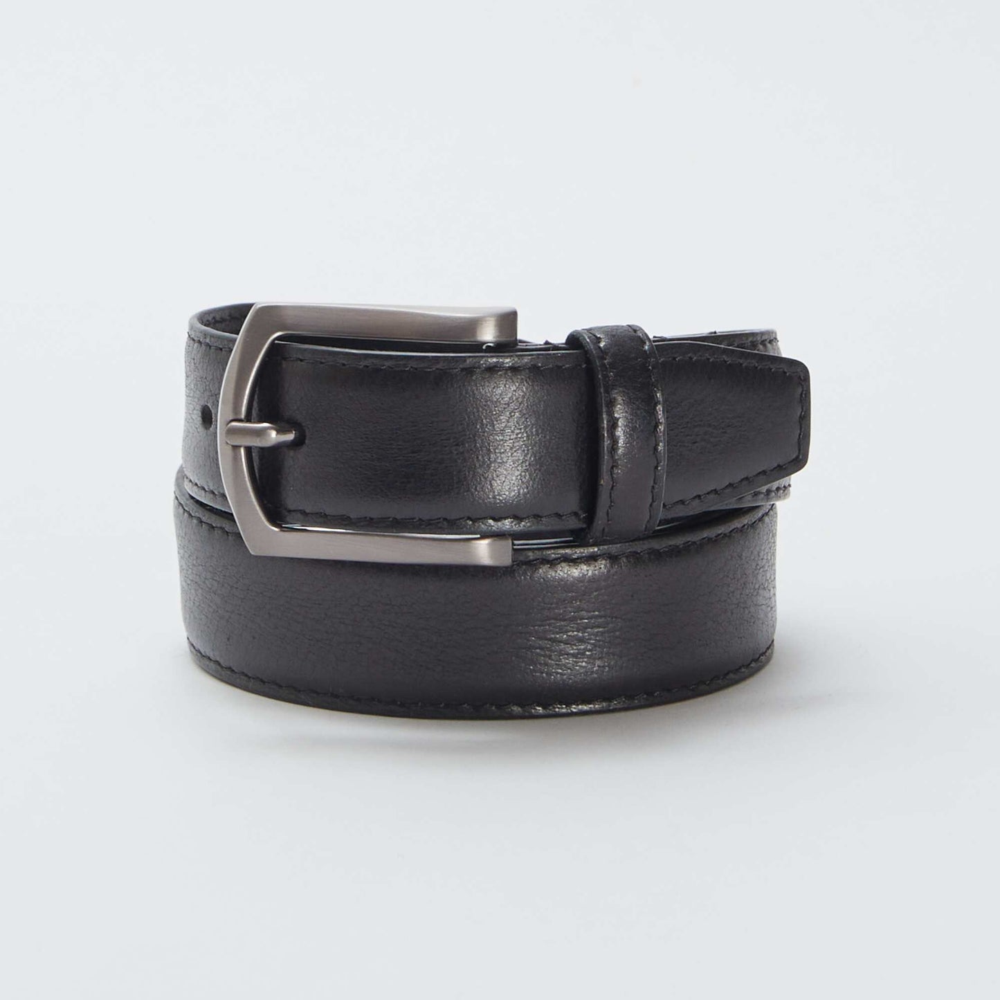 Leather belt BLACK