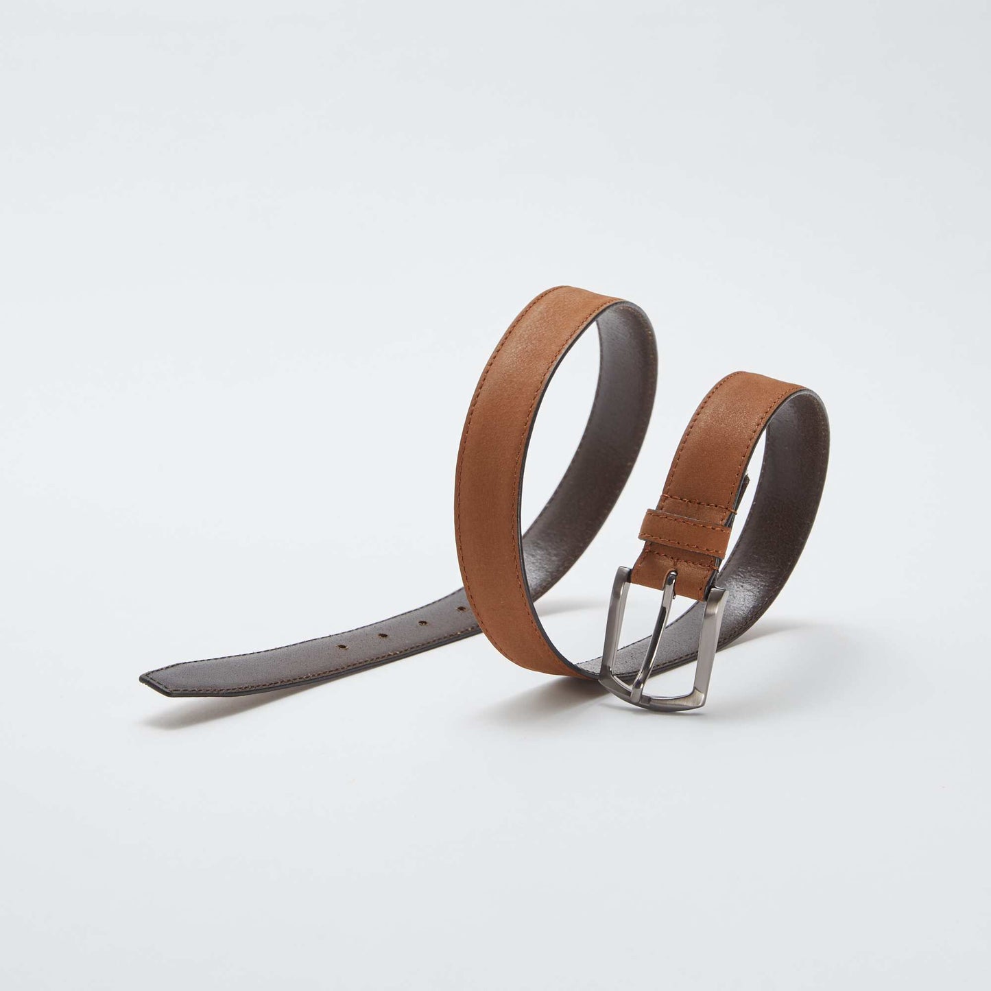 Leather belt BROWN
