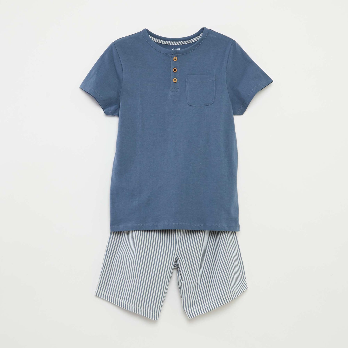 Cotton short pyjama set - 2-piece set WHITE