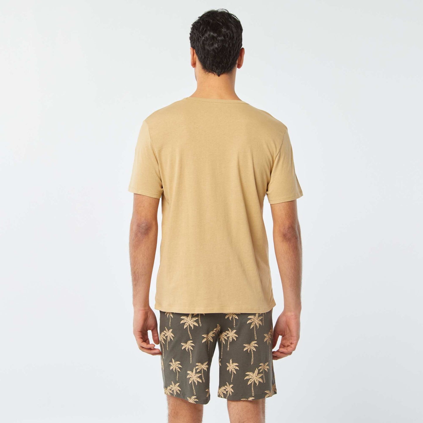 Short pyjamas - 2-piece set BROWN