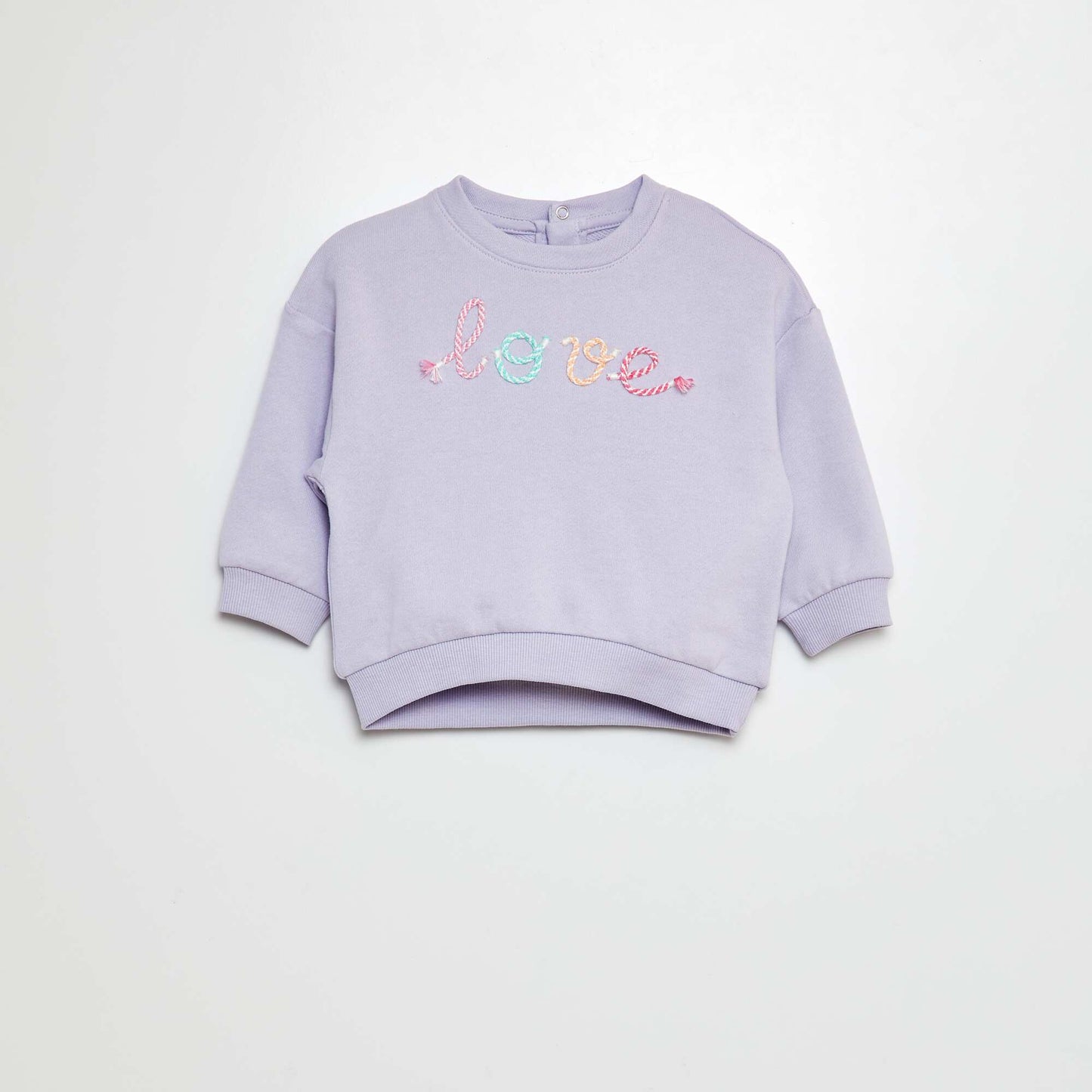 French terry sweatshirt PURPLE