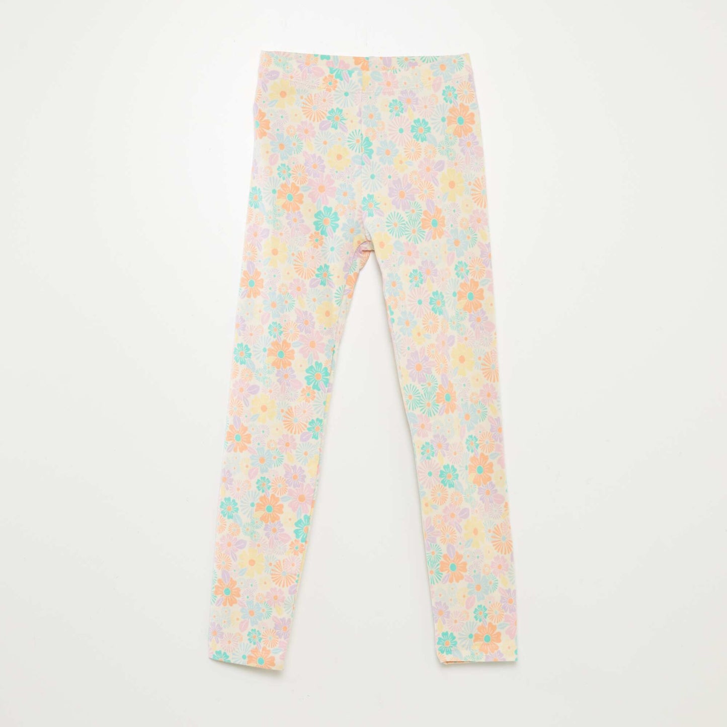 Long jersey leggings WHITE