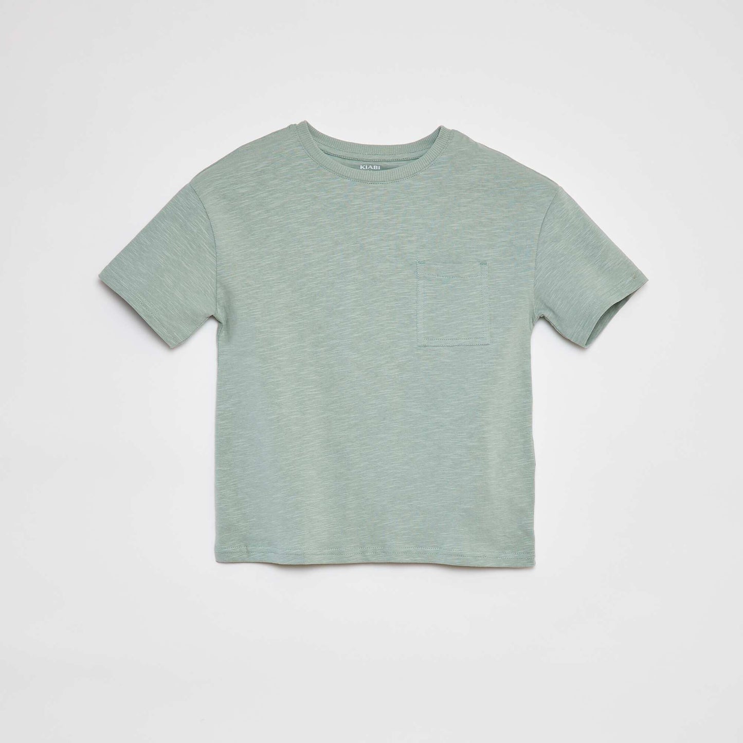 Plain T-shirt with pocket GREEN