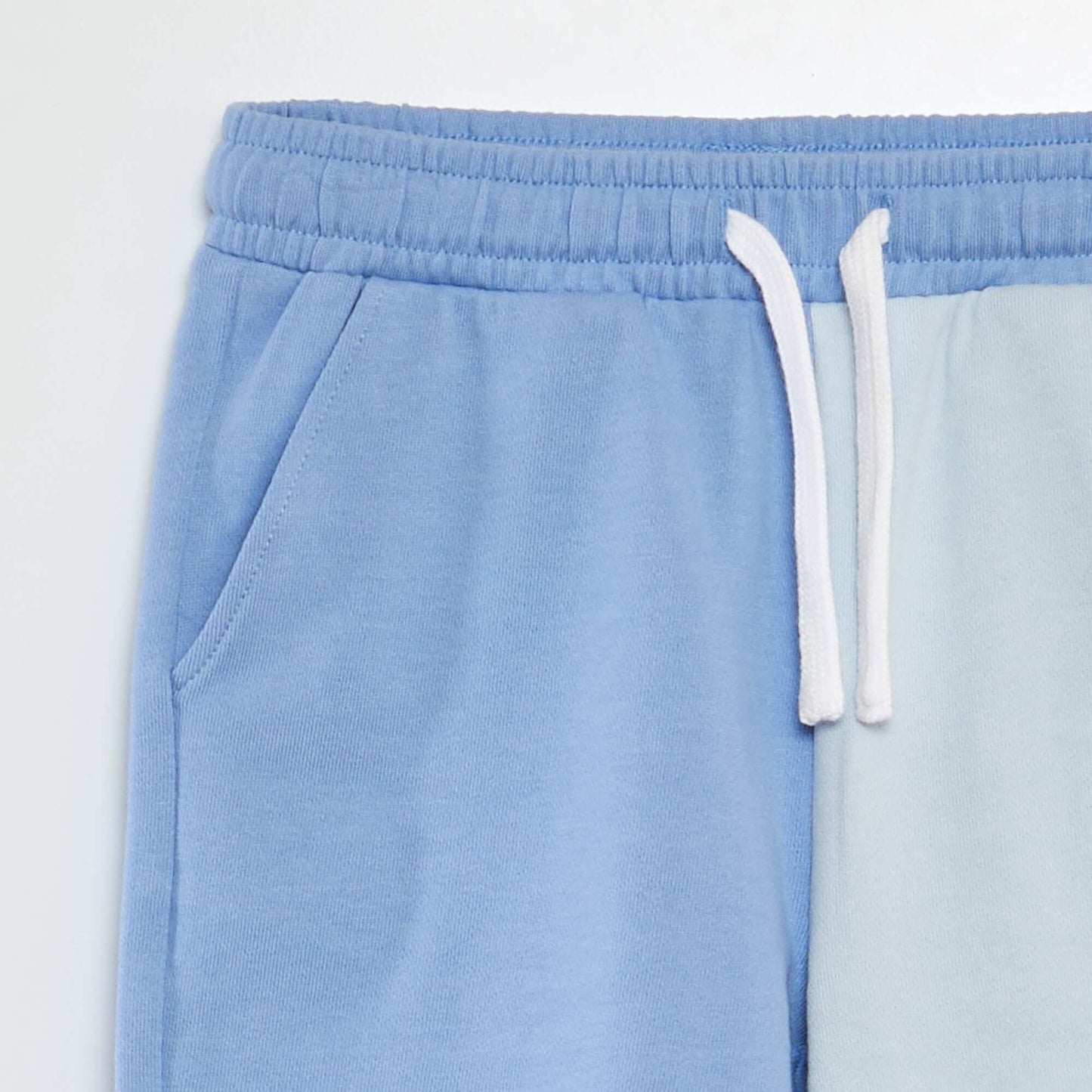 Lightweight printed sweatshirt fabric shorts - Graphik Edition BLUE