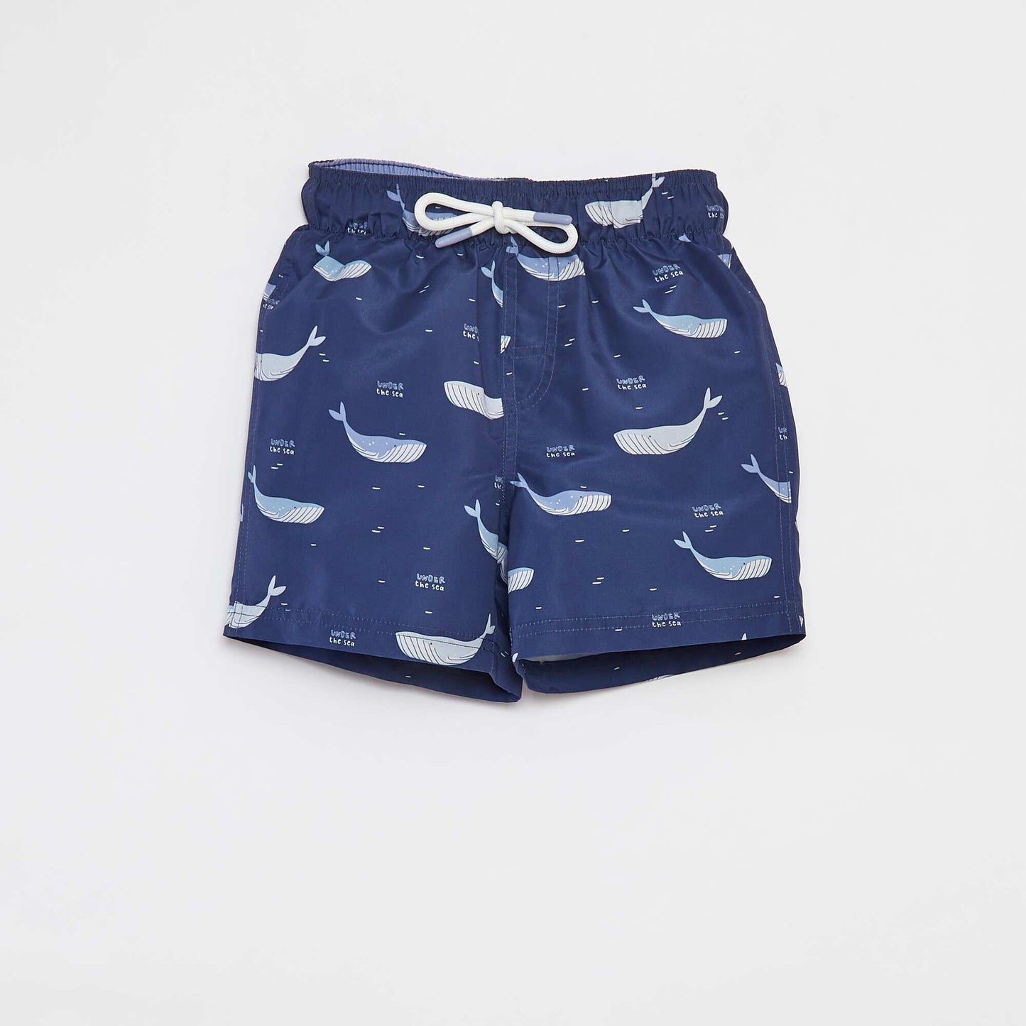 Printed swim shorts BLUE