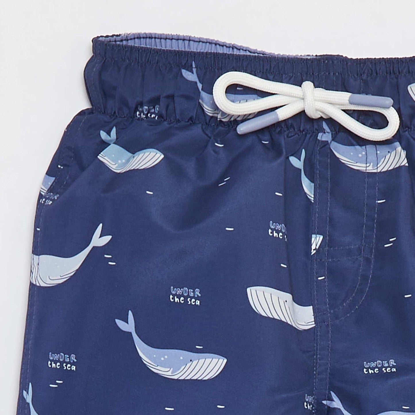 Printed swim shorts BLUE
