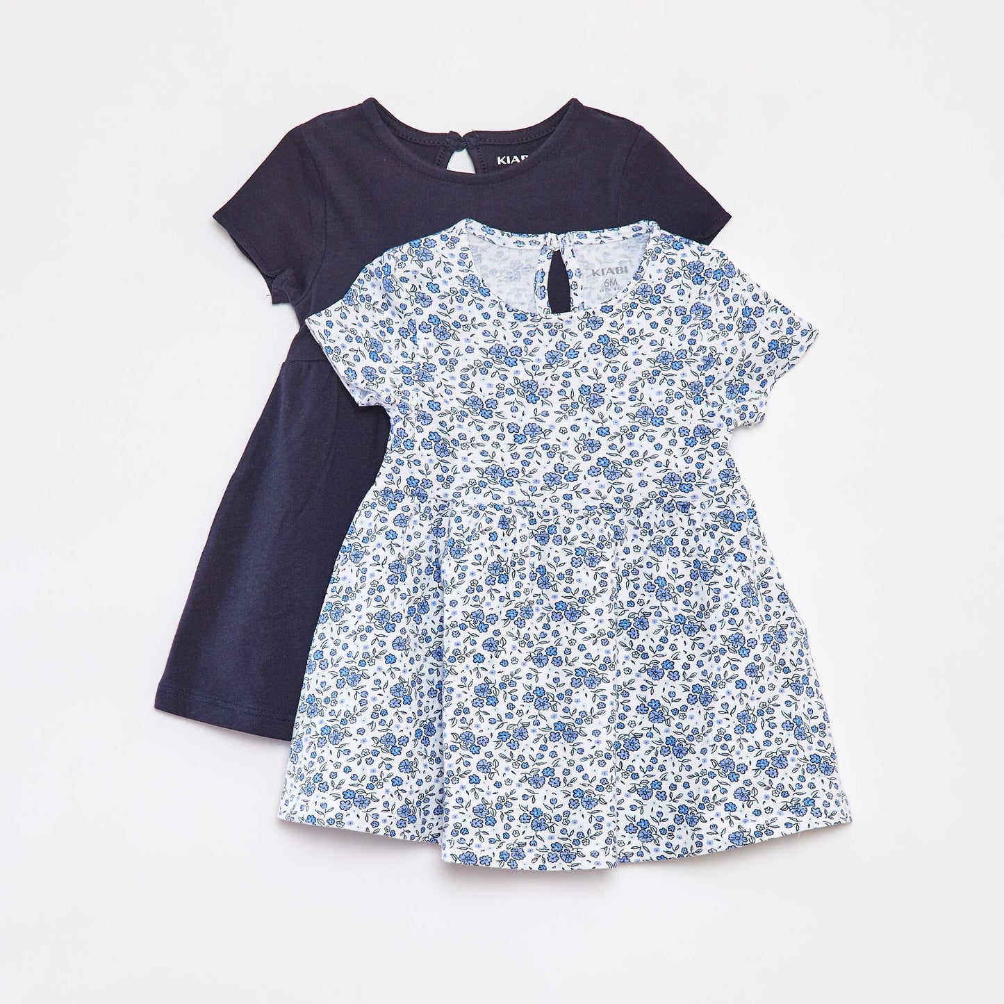 Set of 2 short-sleeved dresses BLUE