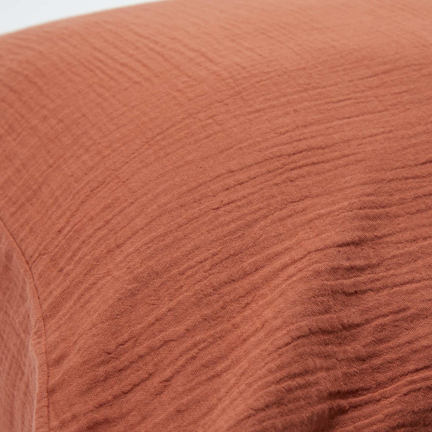 Cotton gauze pillowcase 50 X 70 cm or 63 x 63 cm - Kiabi Home BROWN