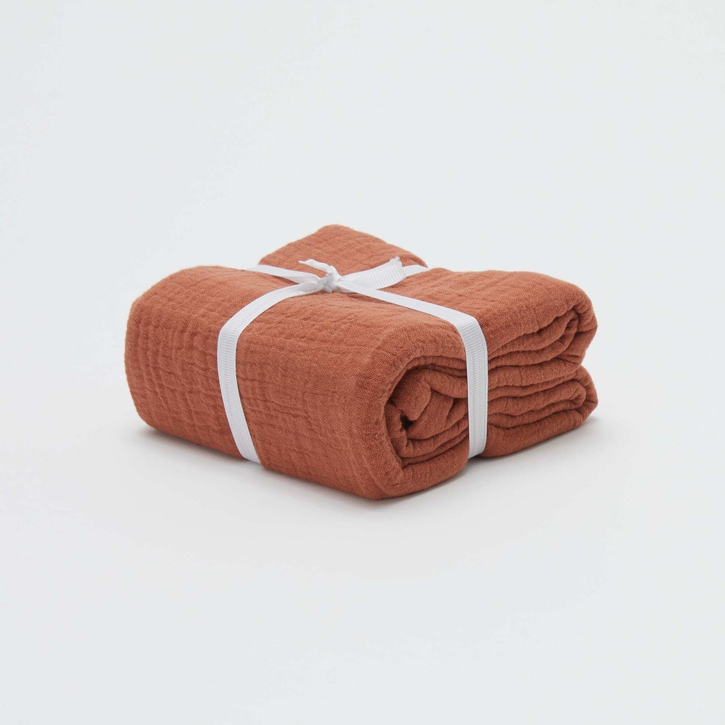 Cotton gauze pillowcase 50 X 70 cm or 63 x 63 cm - Kiabi Home BROWN