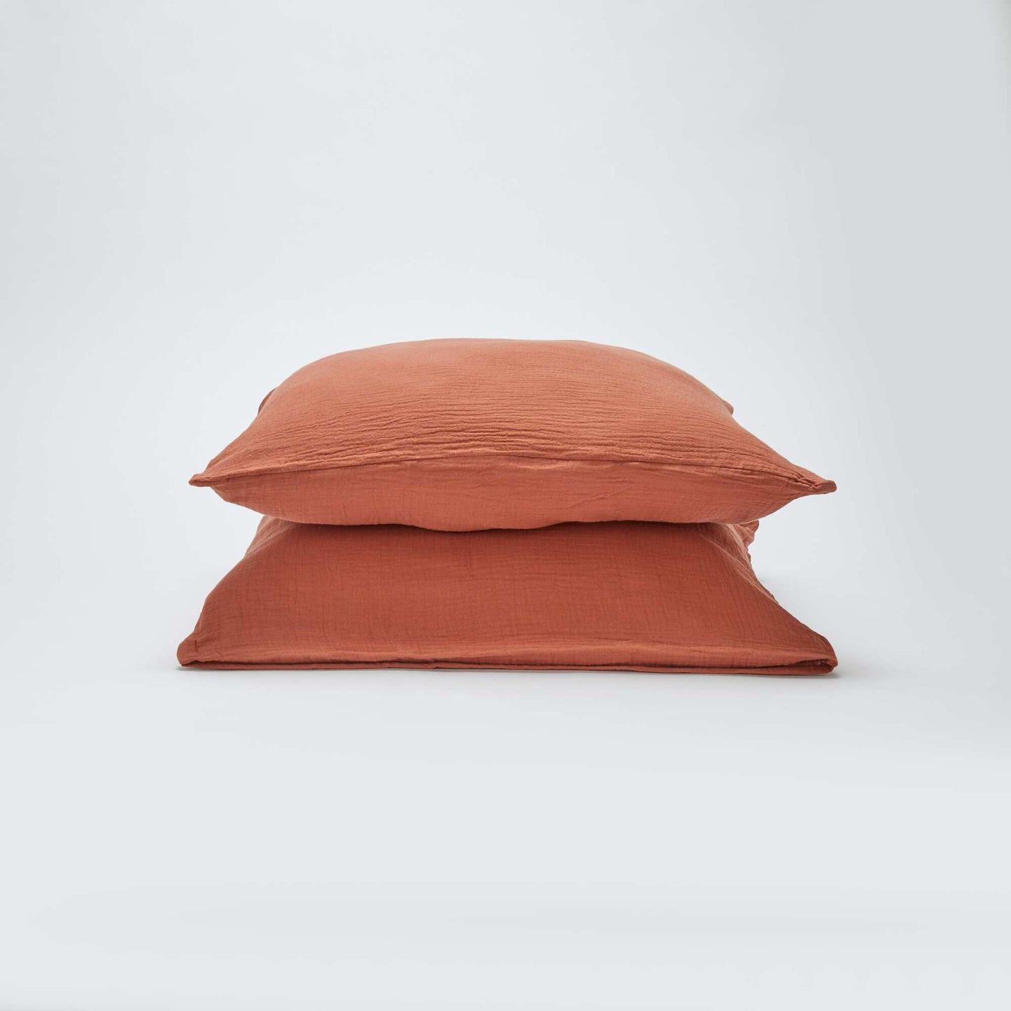Cotton gauze bedding set for double bed (240 x 220 cm) - Kiabi Home BROWN