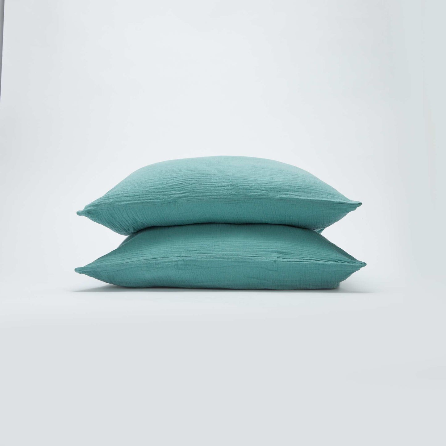 Cotton gauze bedding set for double bed (260 x 240 cm) - Kiabi Home GREEN