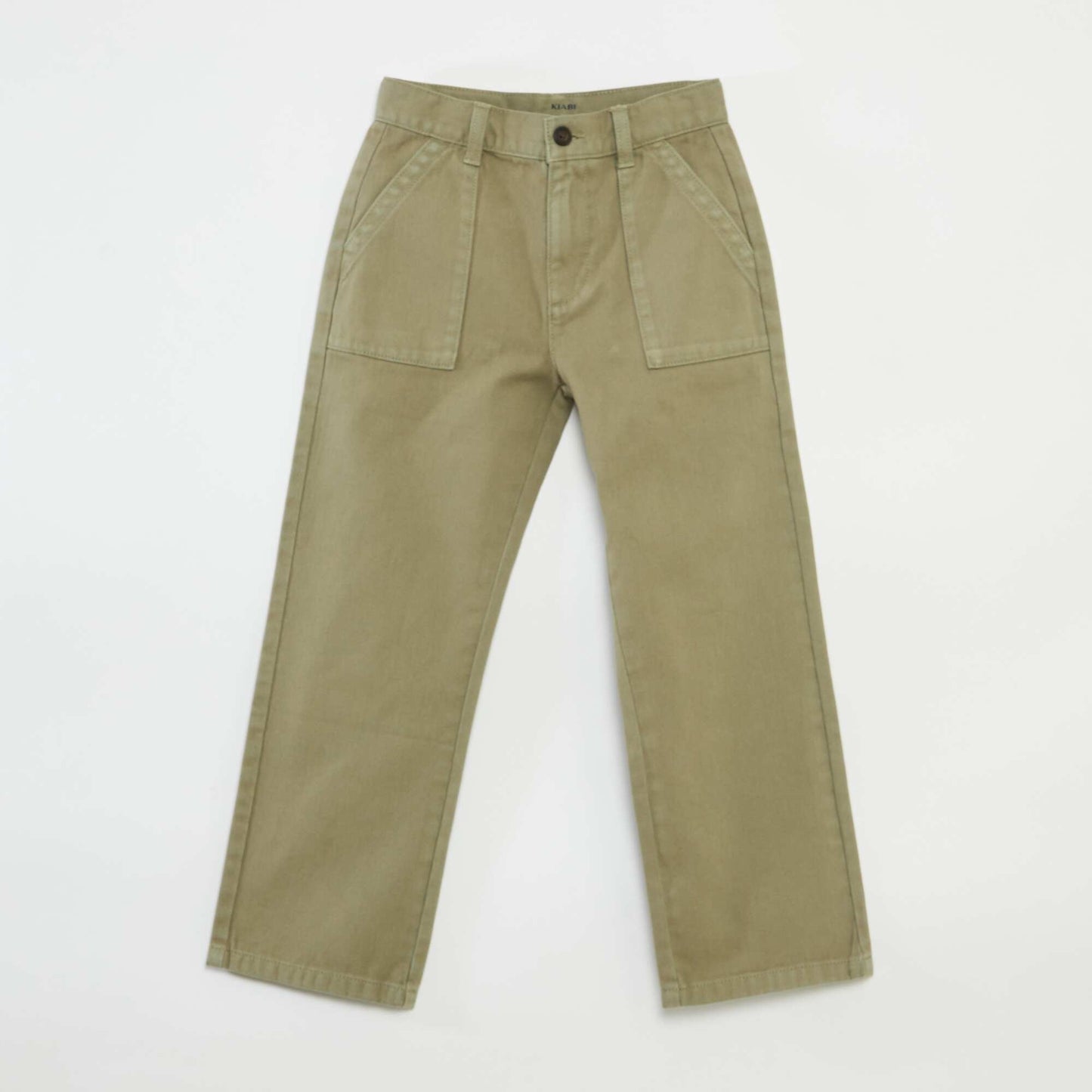 Regular fit trousers with pockets KHAKI