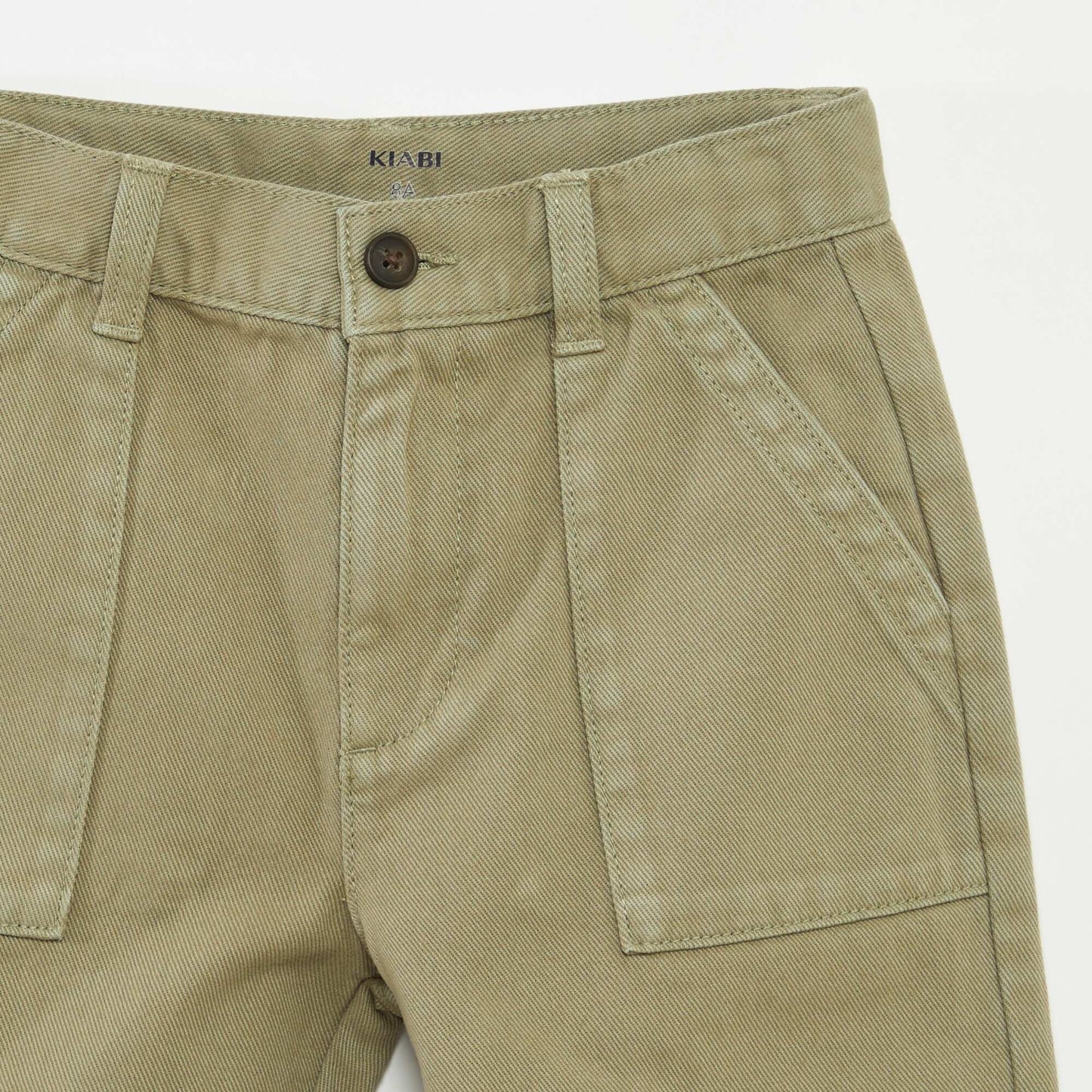 Regular fit trousers with pockets KHAKI