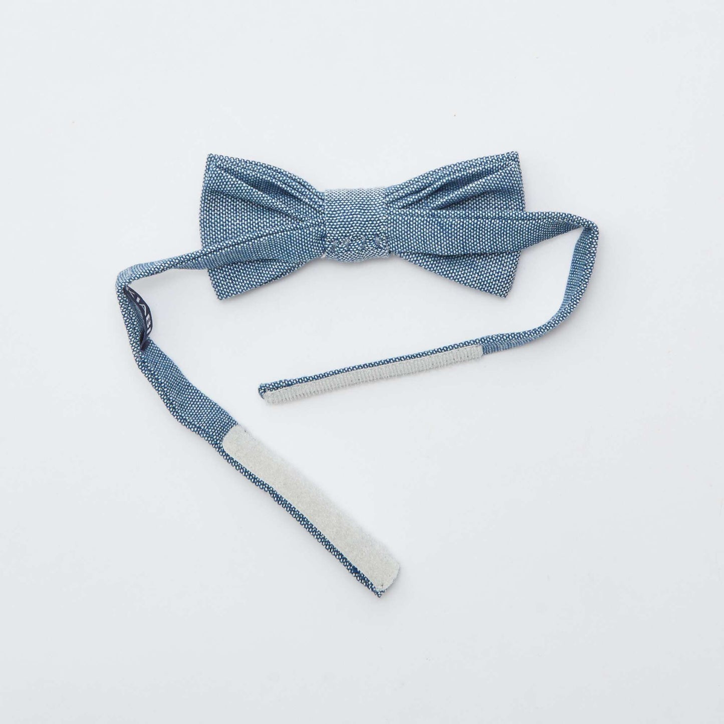 Hook-and-loop bow tie BLUE