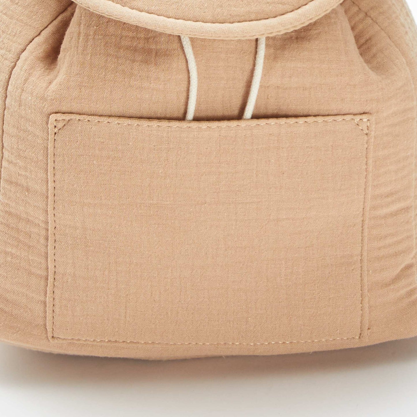 Cotton gauze backpack BEIGE