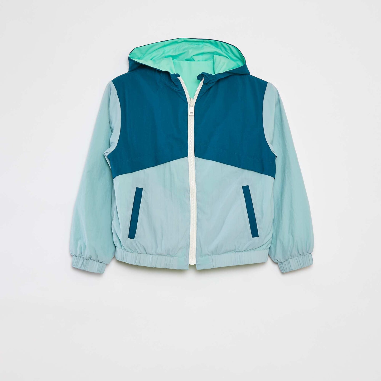 Reversible two-tone windcheater BLUE