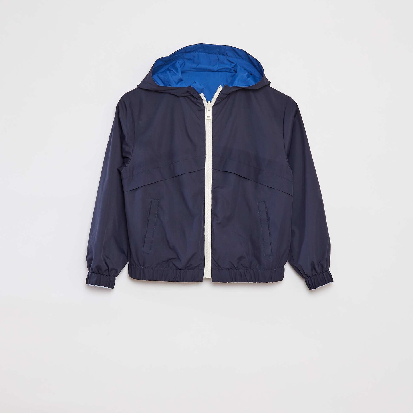 Reversible two-tone windcheater BLUE