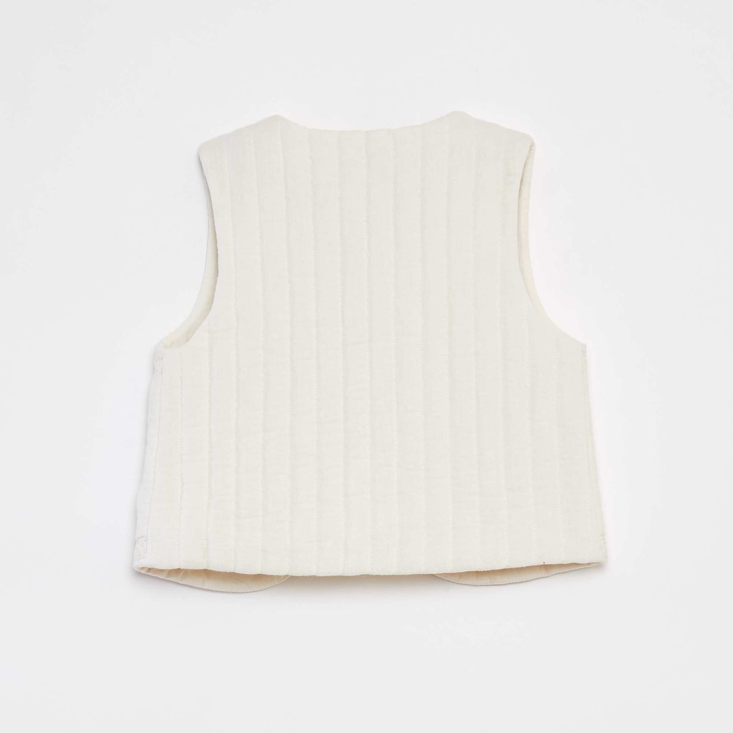 Embroidered waistcoat WHITE