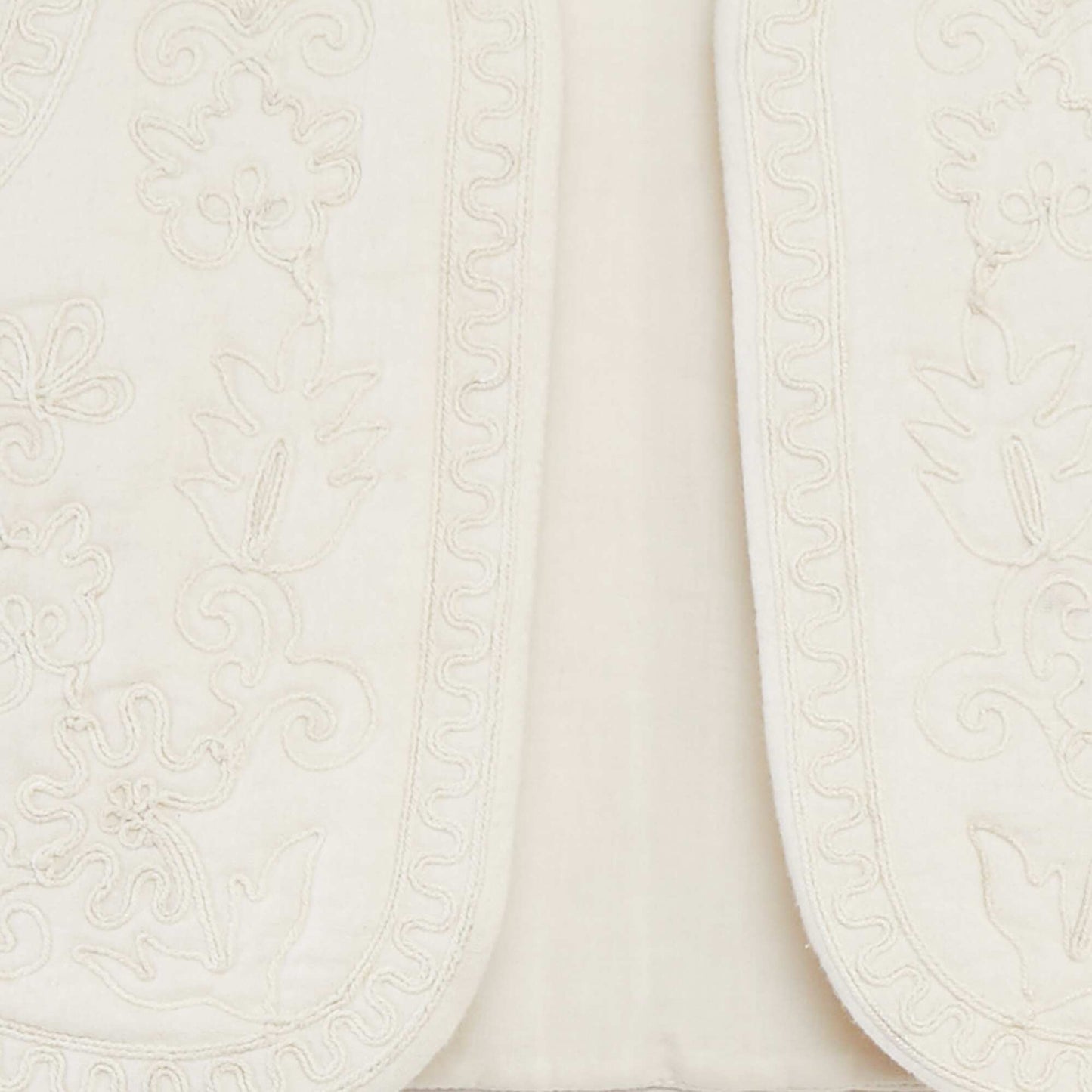 Embroidered waistcoat WHITE