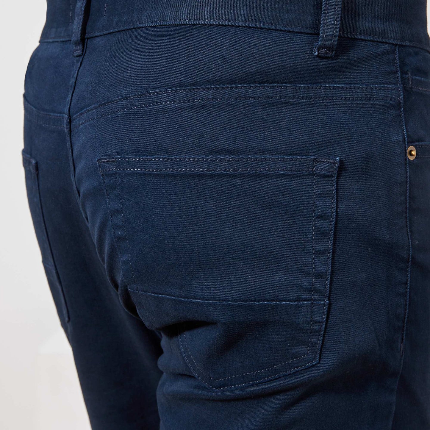 Slim 5-pocket chinos - L32 BLUE