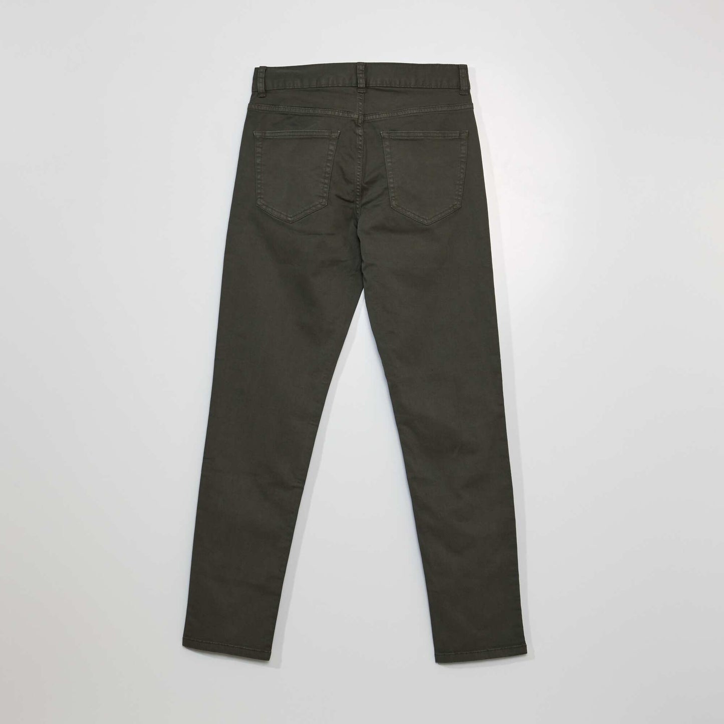 Slim 5-pocket chinos - L32 KHAKI