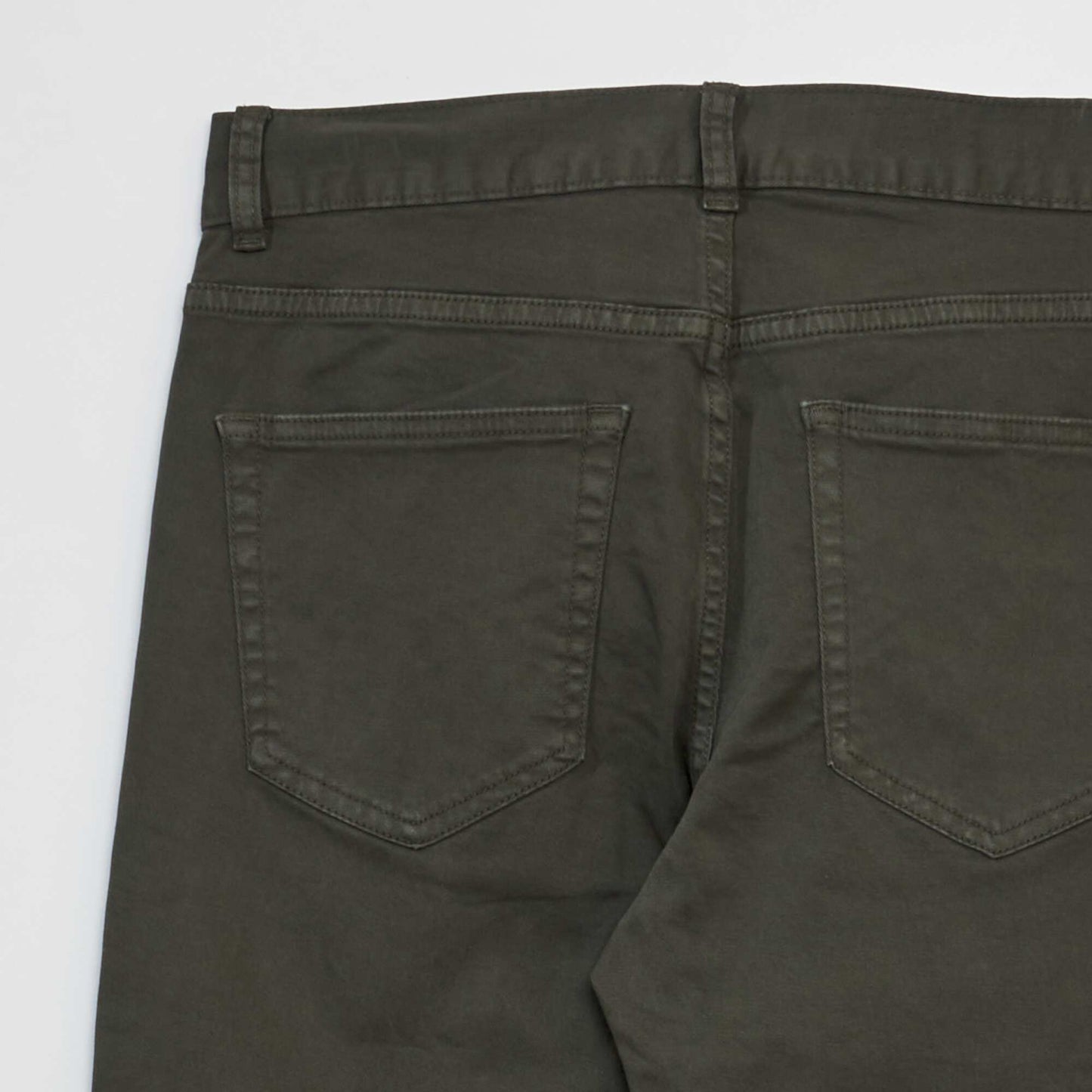 Slim 5-pocket chinos - L32 KHAKI