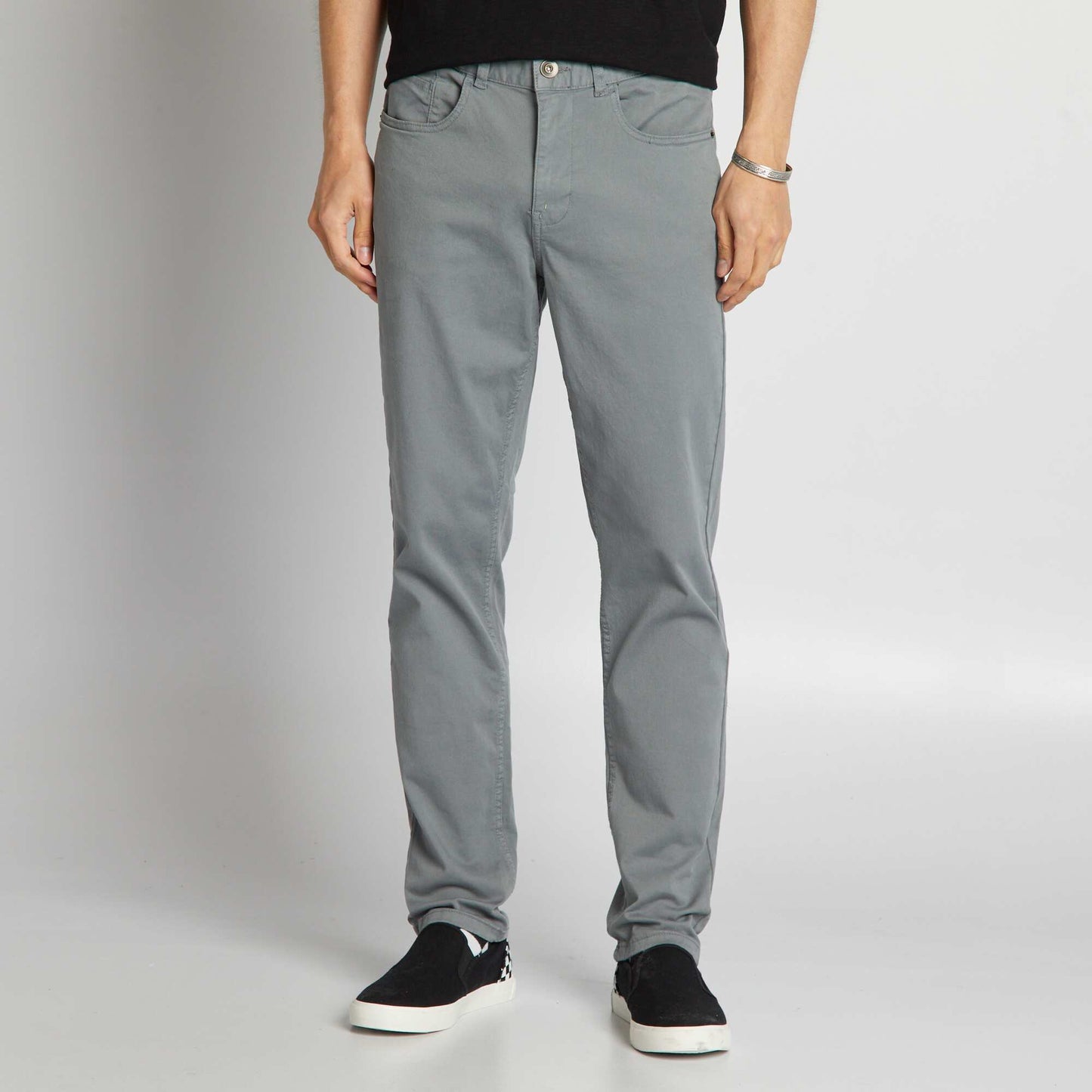 Slim 5-pocket chinos - L32 BLUE