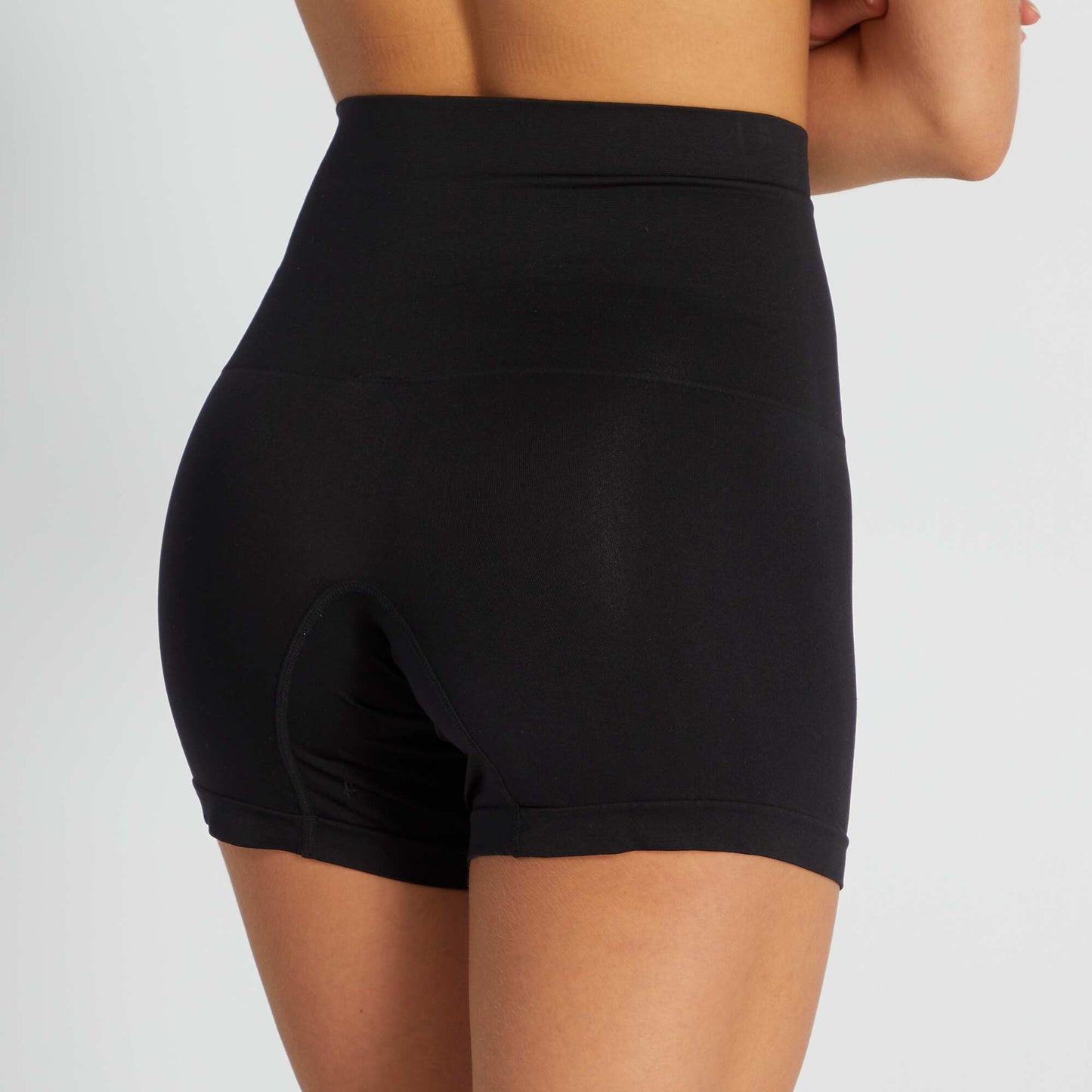 Microfibre boy shorts Black