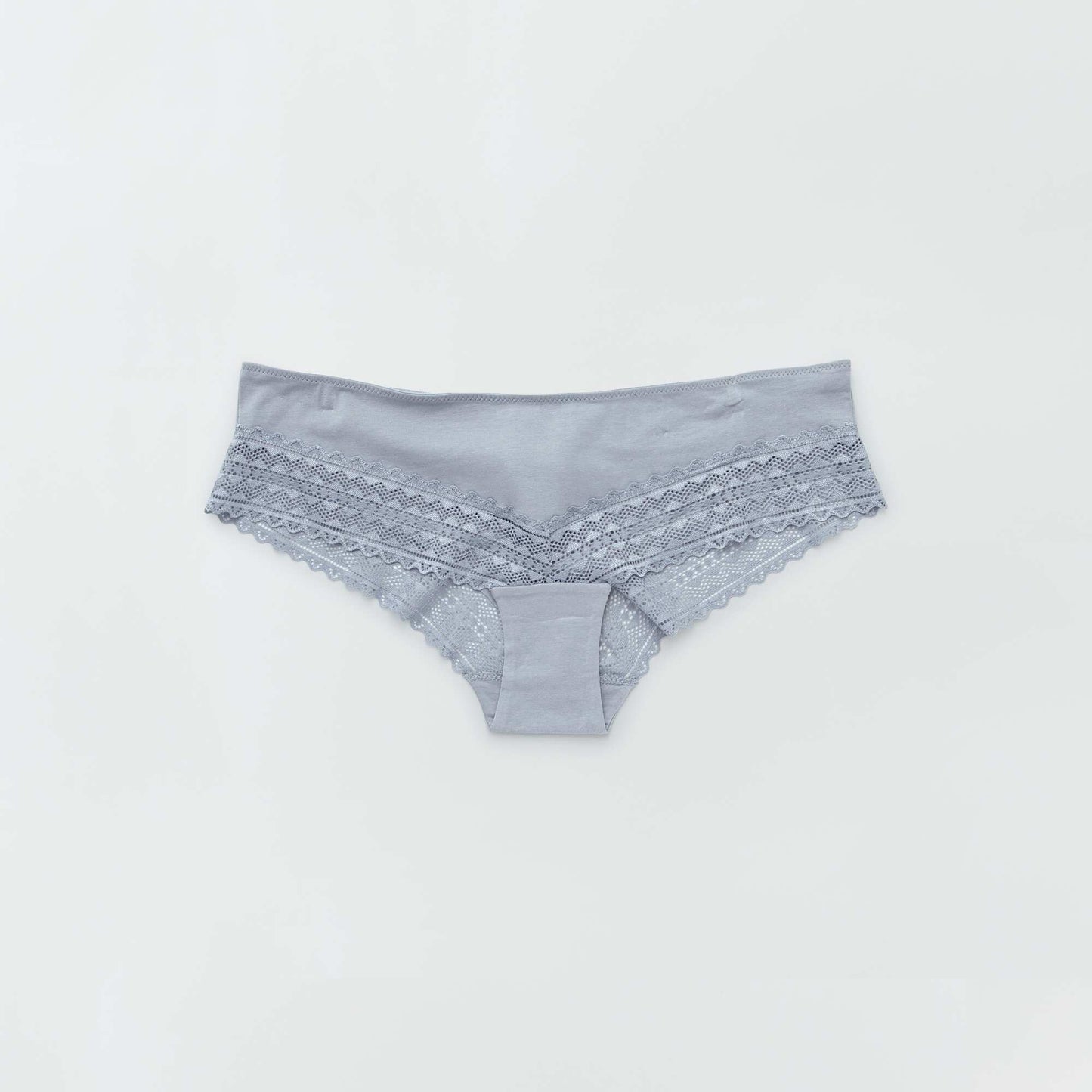 3 ცალიანი შეფუთვა ბამბის და მაქმანი ბიჭი შორტი ლურჯი