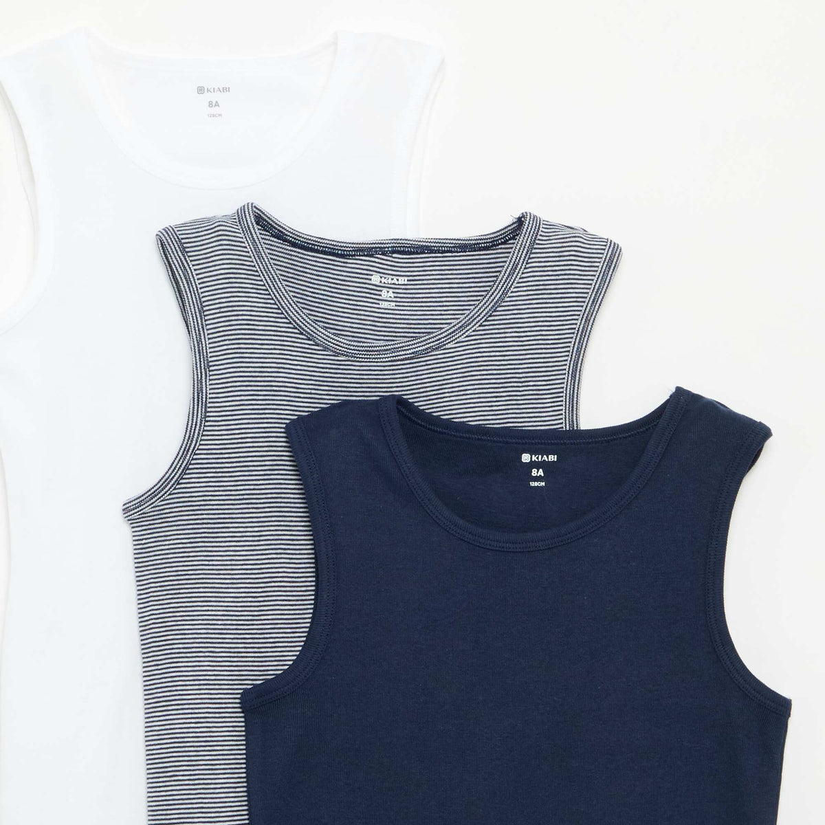 Pack of 3 tank tops BLUE