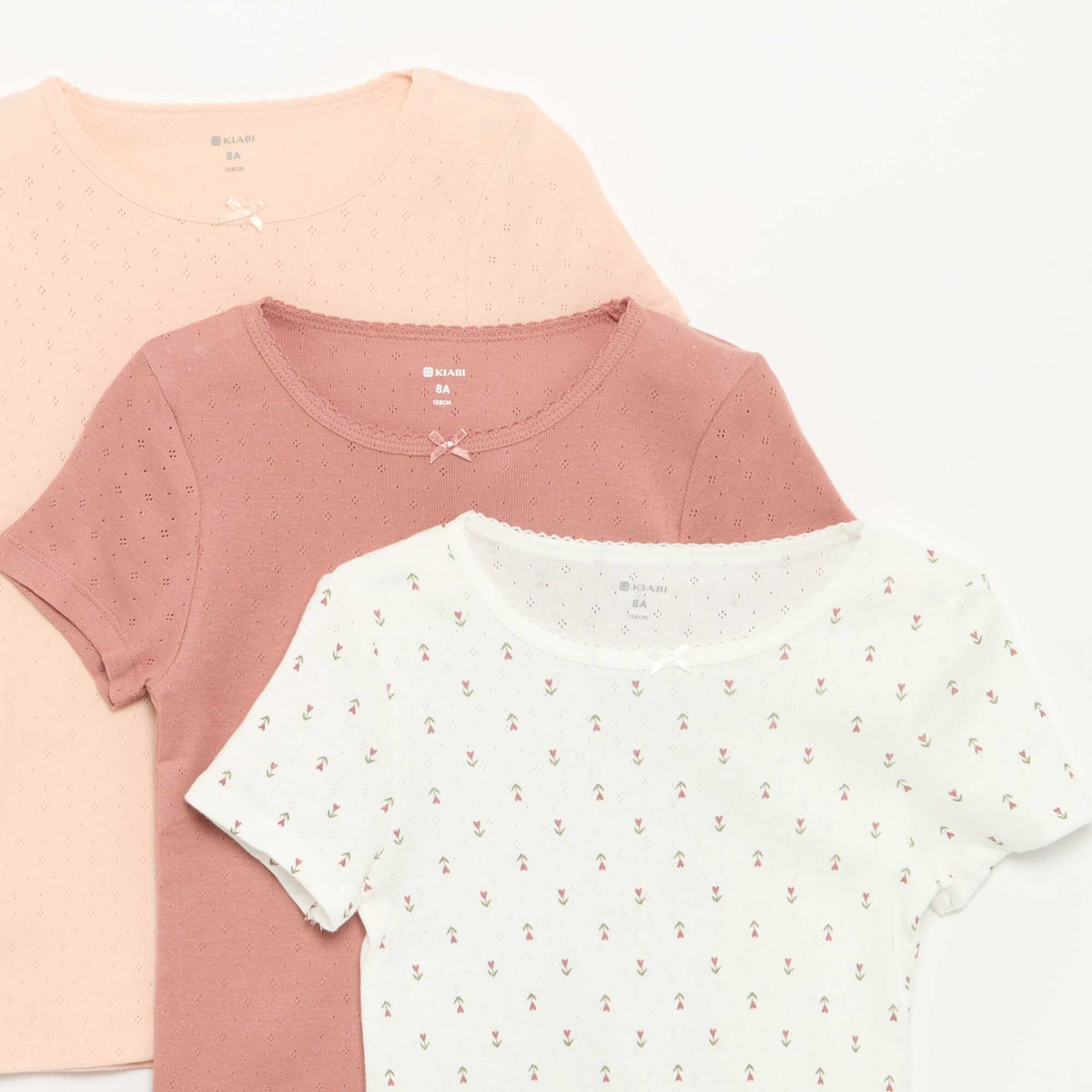 Pack of 3 T-shirts BEIGE