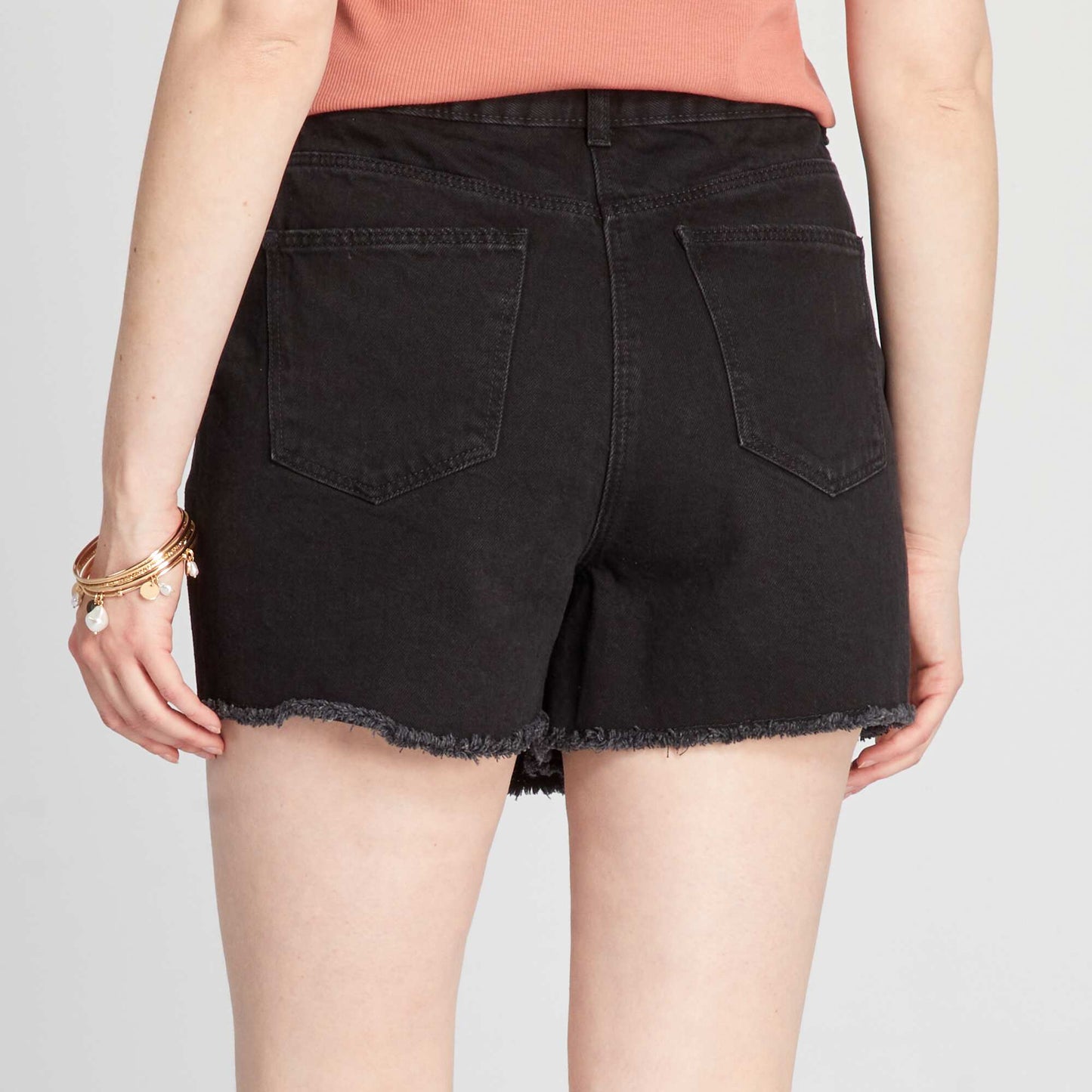 Denim skort BLACK_DENI