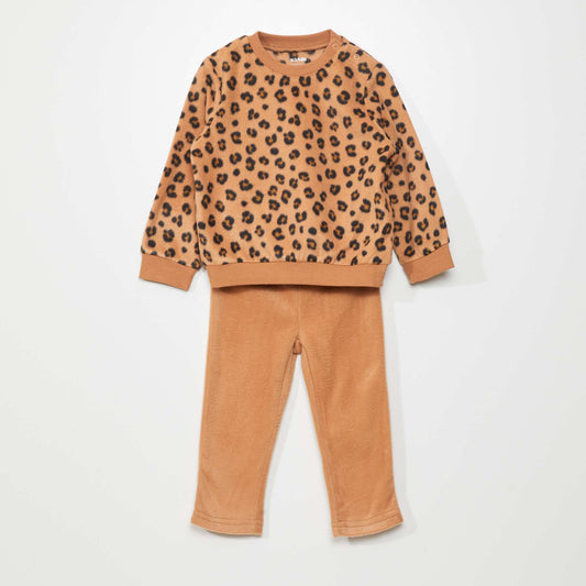 Fleece pyjama set - 2-piece set AO_BETE