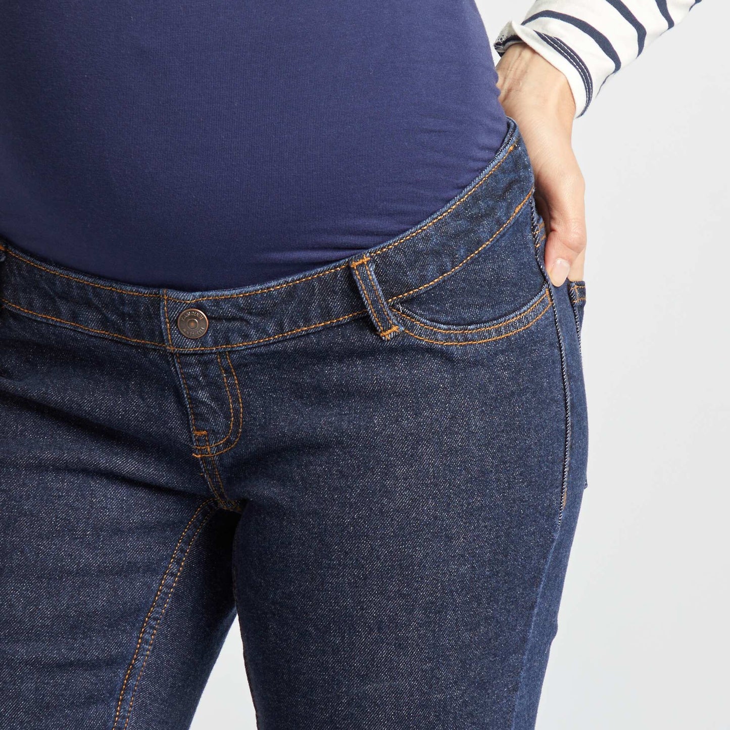 Flared maternity jeans BLUE