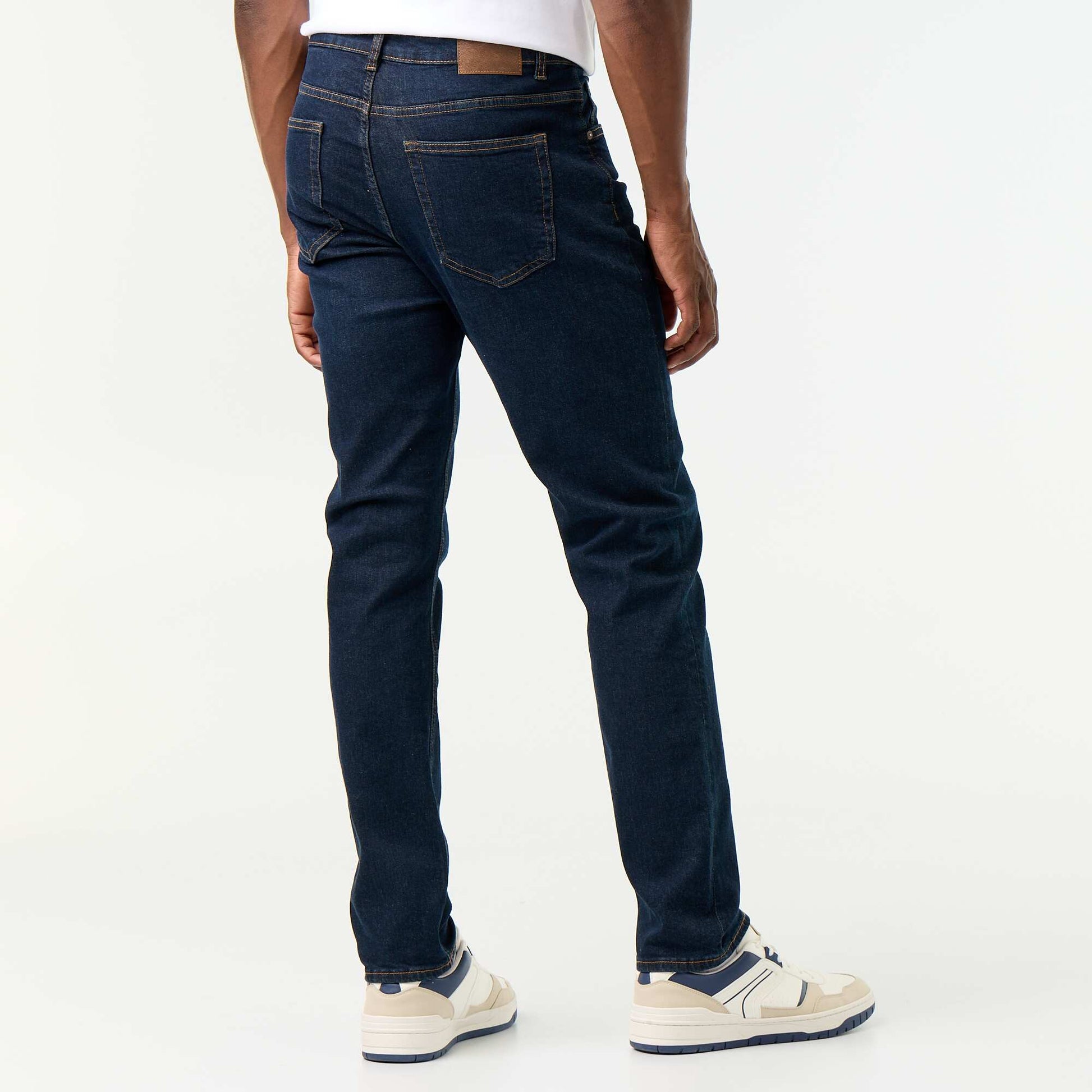 Slim-fit 5-pocket jeans - L34 BLUE