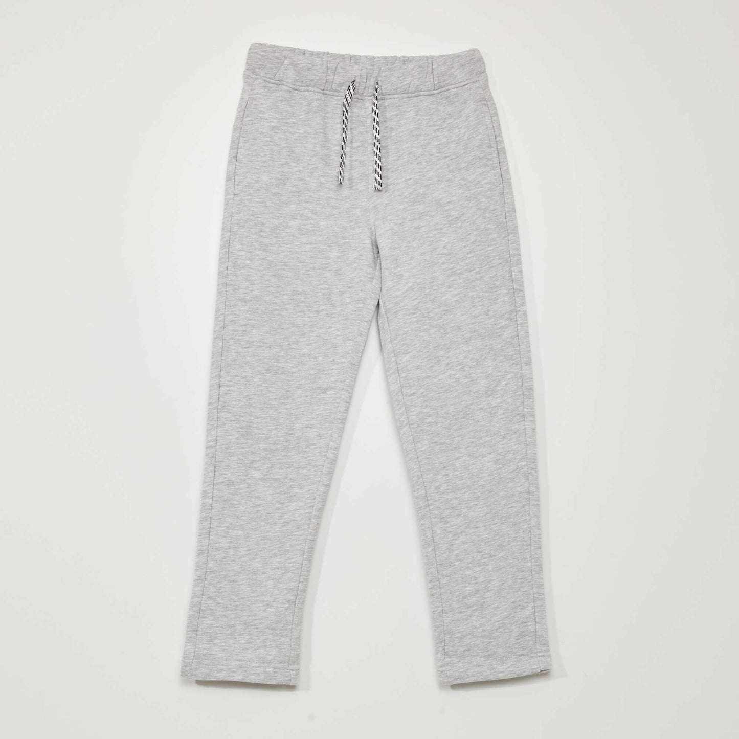 Marl joggers with adjustable waistband GREY