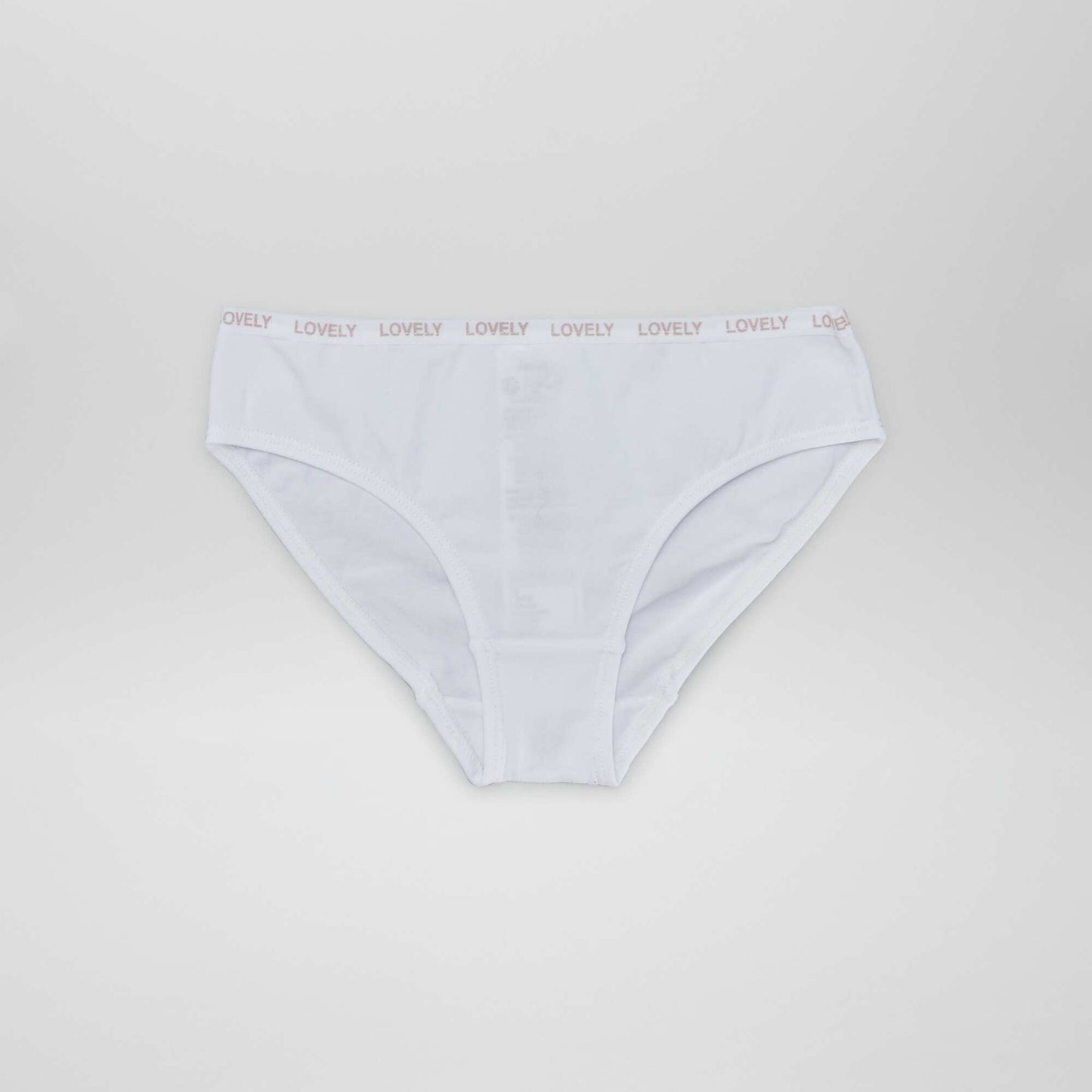 Pack of 4 pairs of printed briefs WHITE