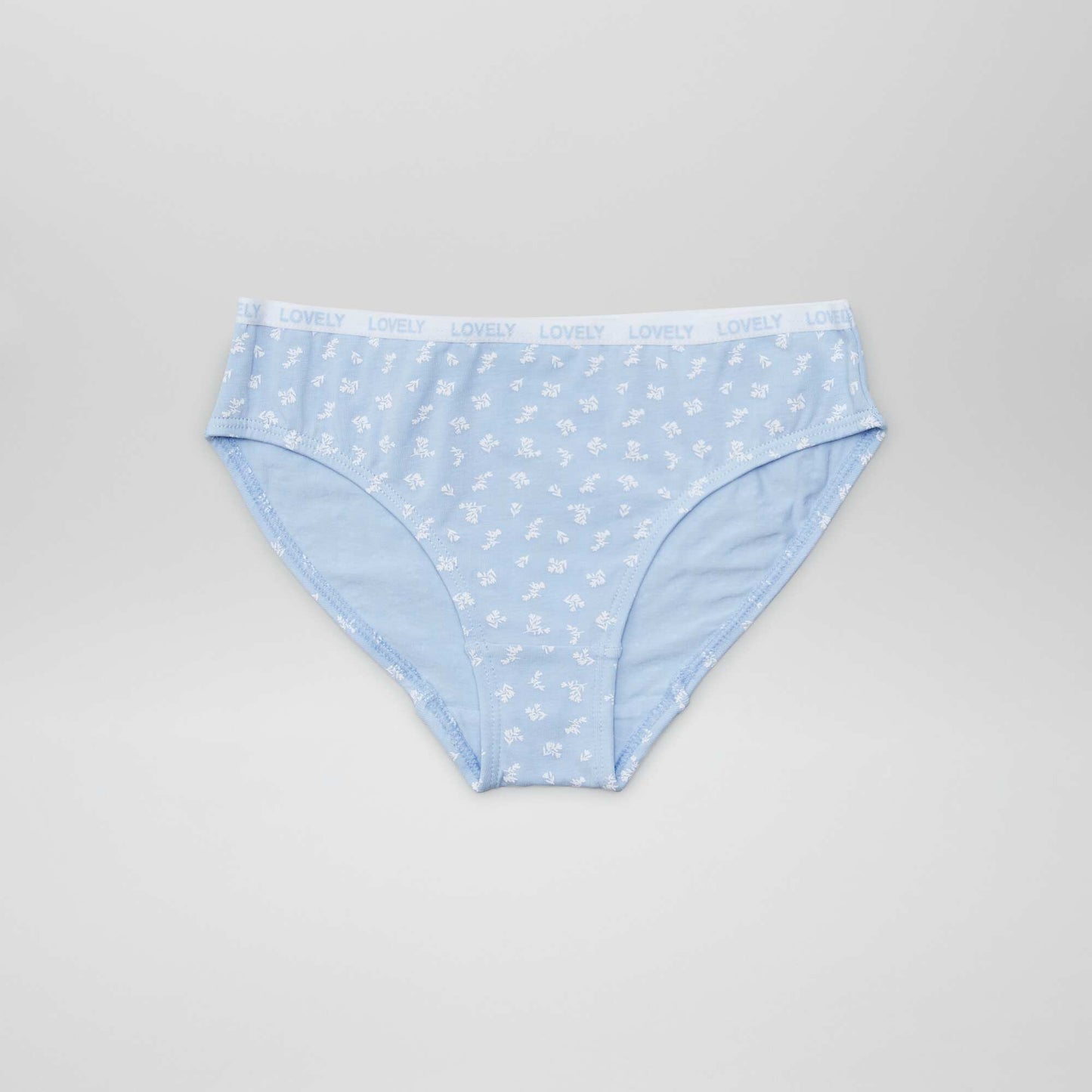 Pack of 4 pairs of printed briefs BLUE