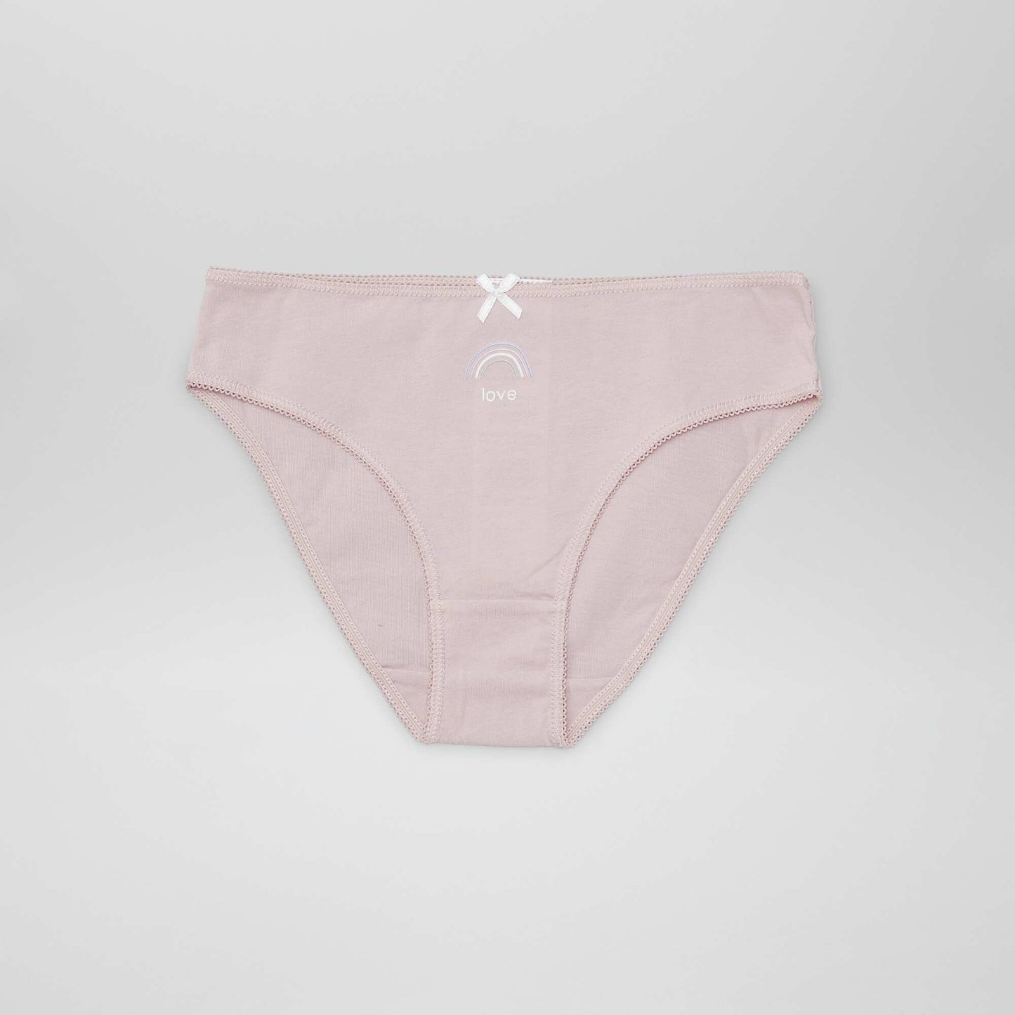 Pack of 7 briefs PINK