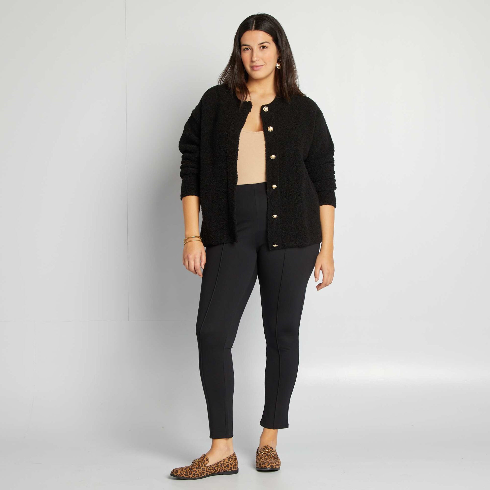 Cami Top with Thin Straps BEIGE