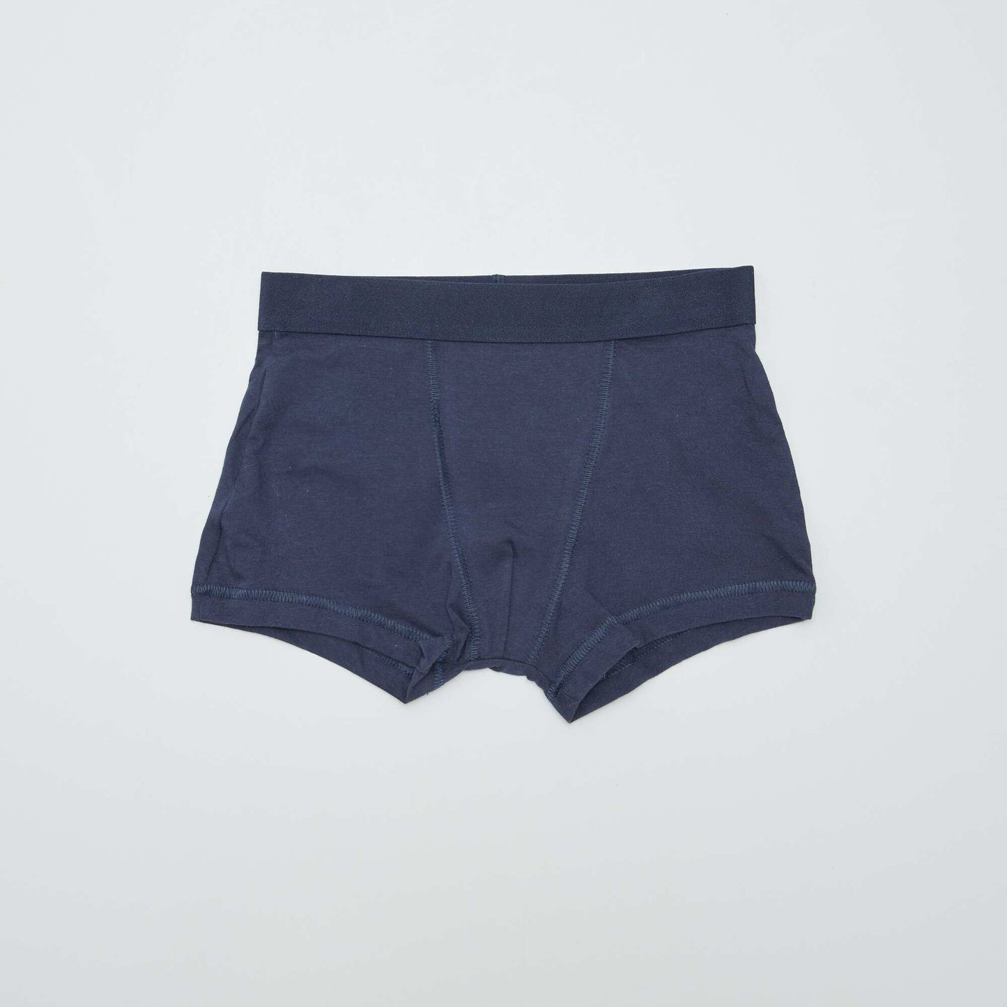 5 plain boxers BLUE