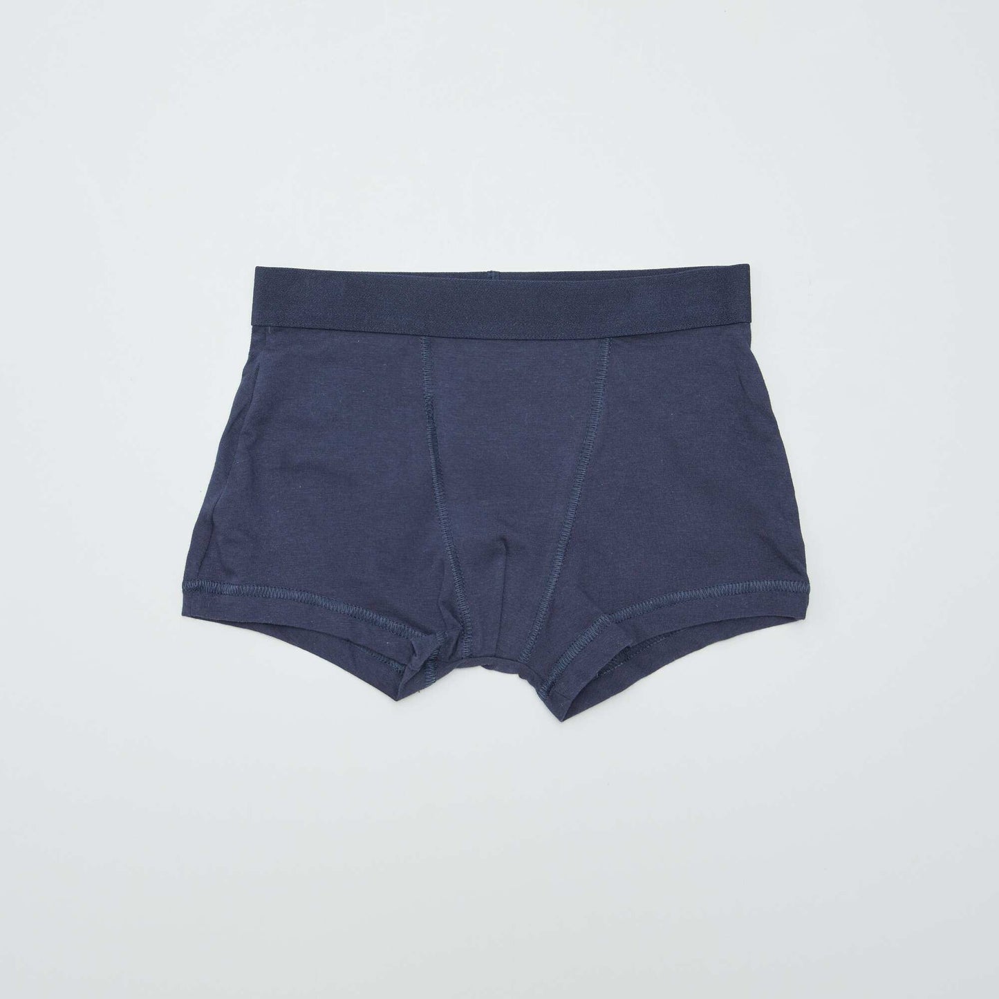 5 plain boxers BLUE