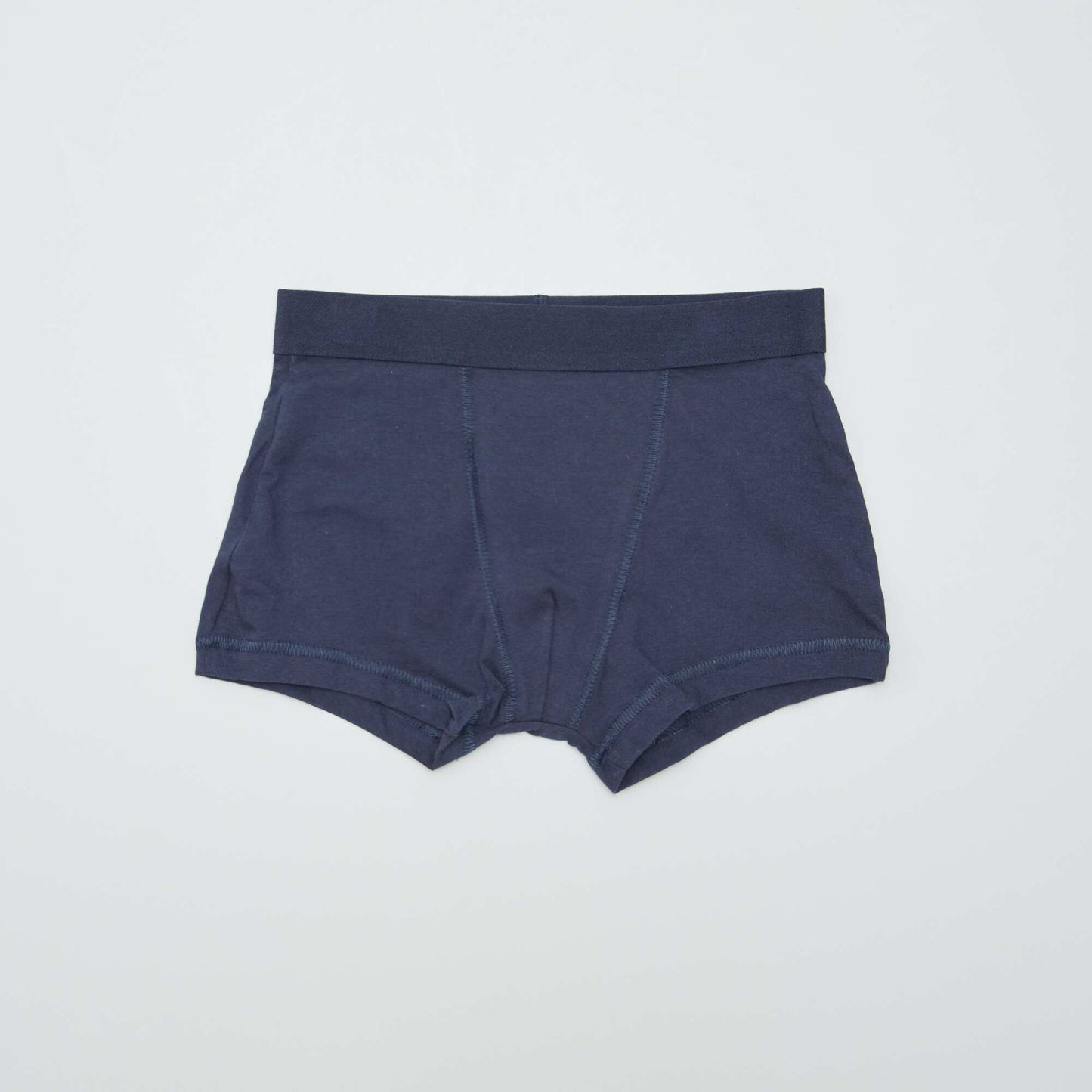 5 plain boxers BLUE