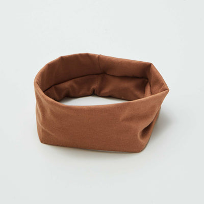 Plain headband BROWN