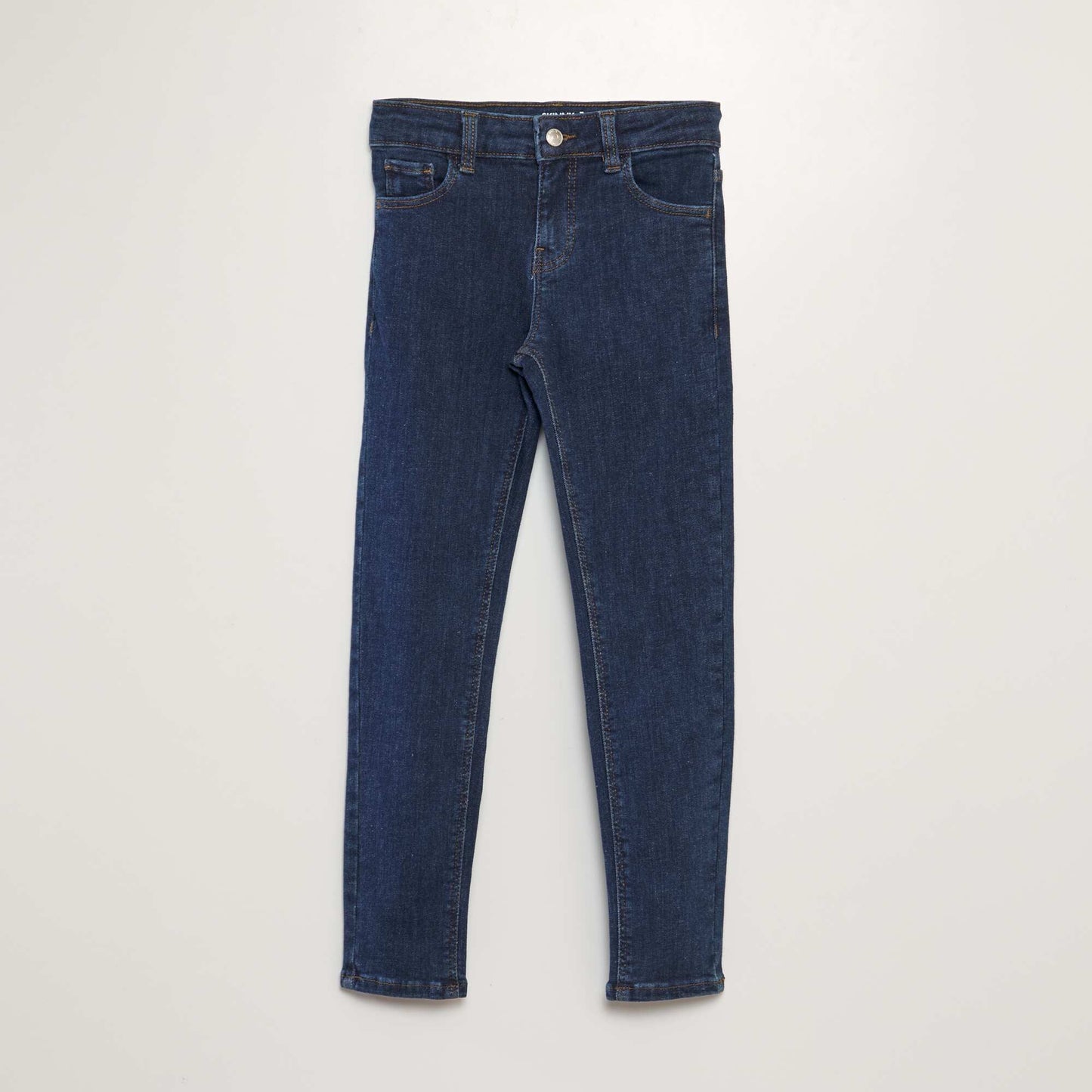 Skinny denim trousers. BLUE